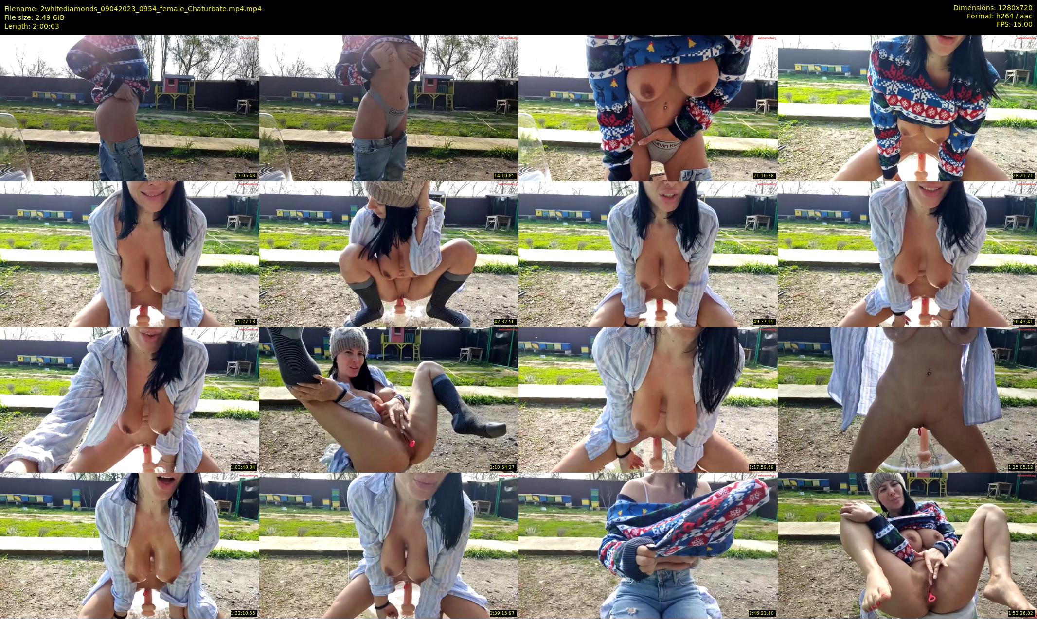 2whitediamonds — 121 minute Chaturbate couple cam show recording, 720p, Apr 9, 2023