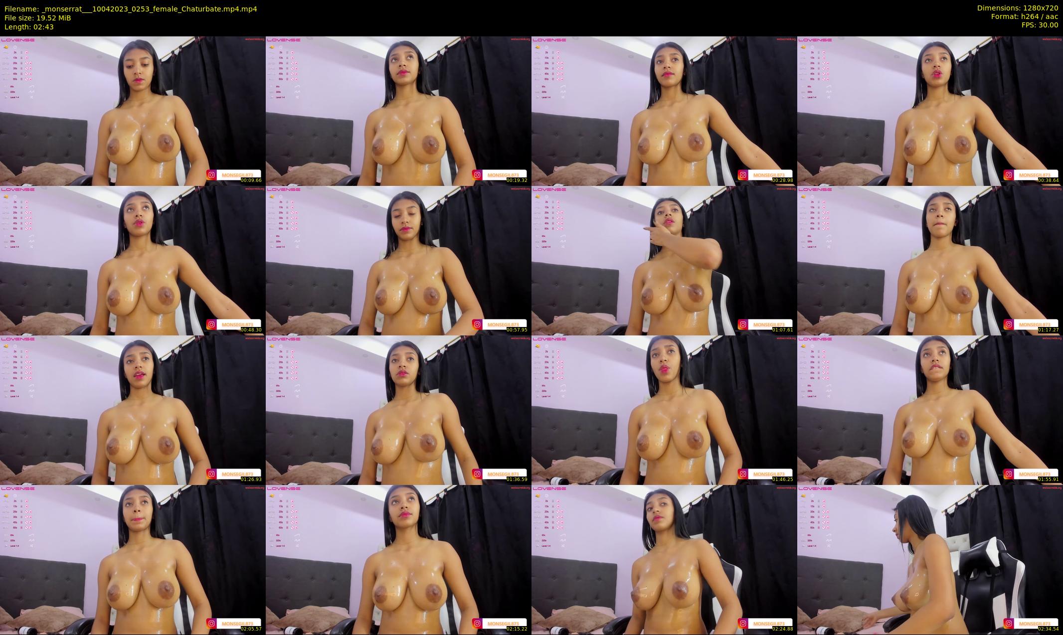_monserrat__ — 3 minute Chaturbate female cam show recording, 720p, Apr 10, 2023