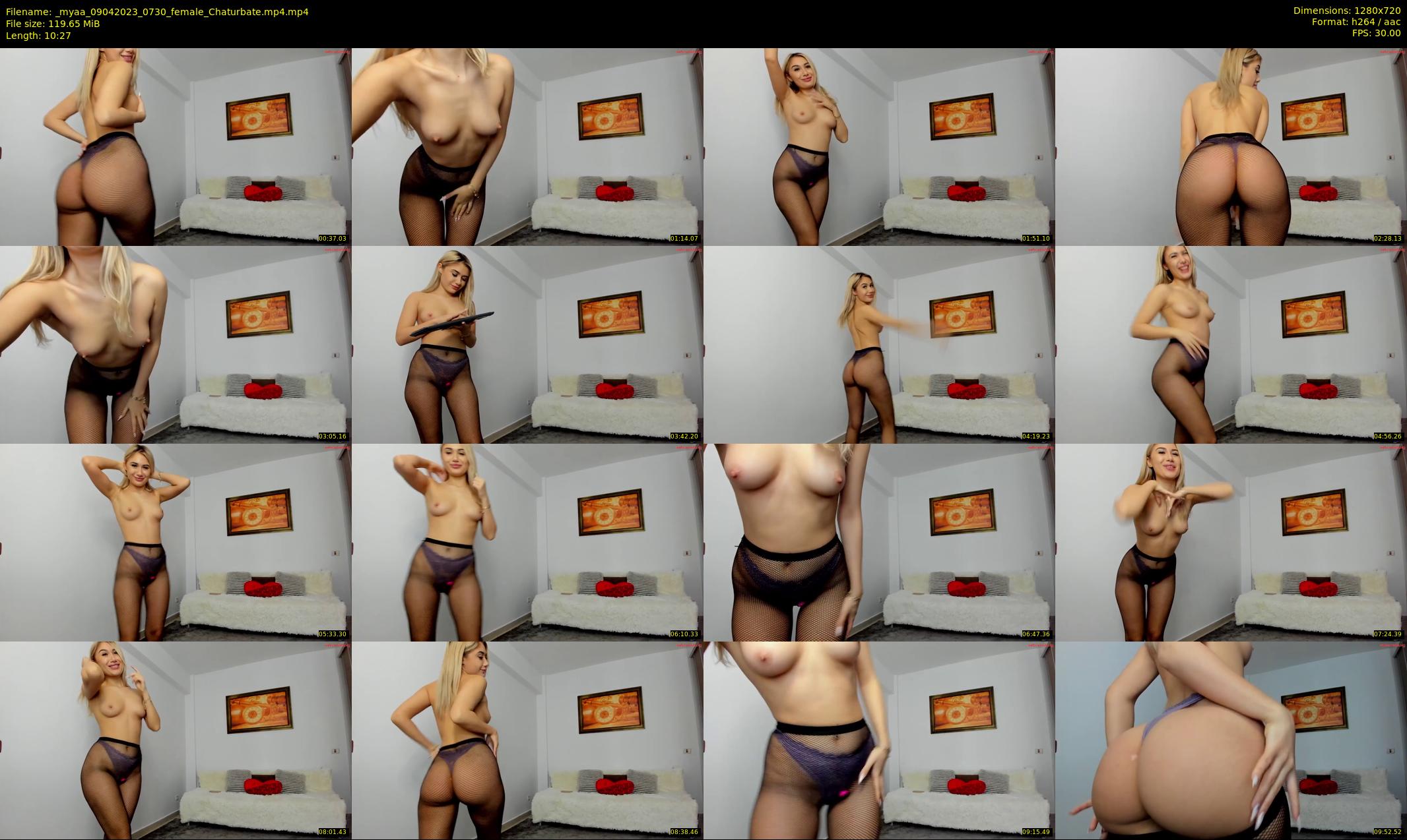 _myaa — 11 minute Chaturbate female cam show recording, 720p, Apr 9, 2023
