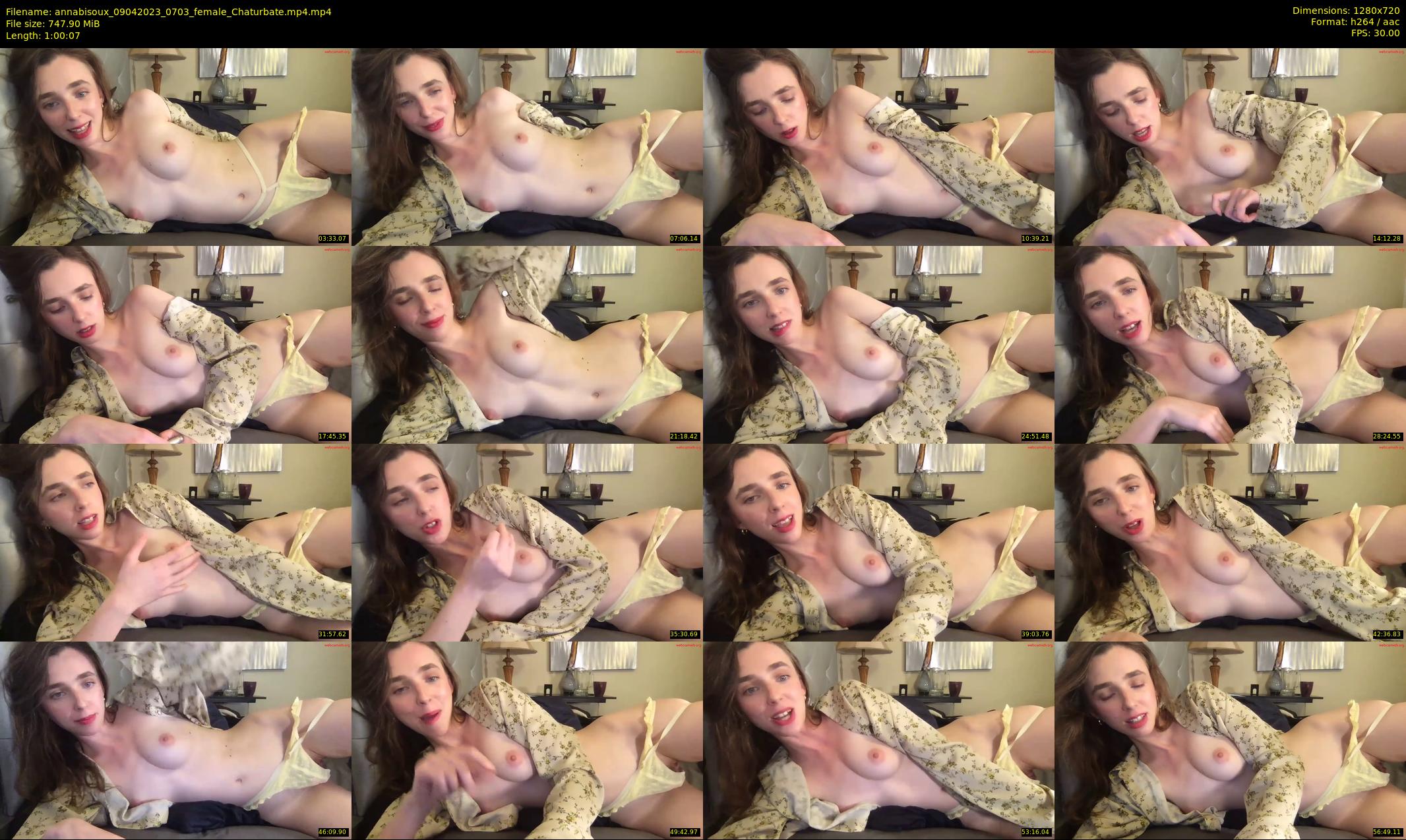 annabisoux — 61 minute Chaturbate female cam show recording, 720p, Apr 9, 2023
