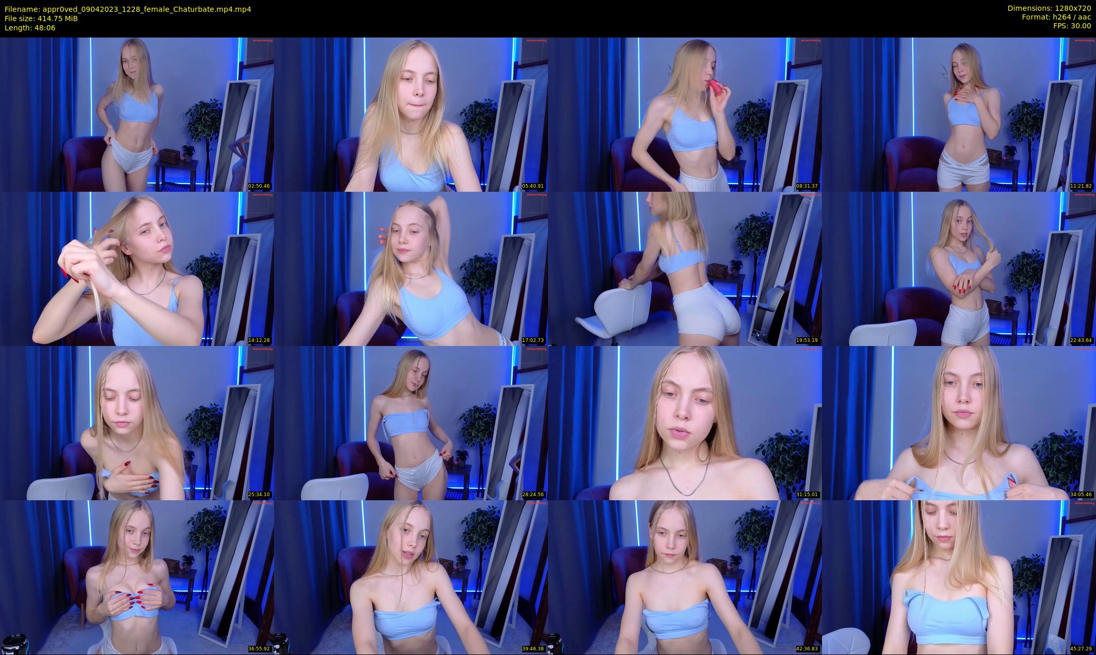appr0ved — 49 minute Chaturbate female cam show recording, 720p, Apr 9, 2023