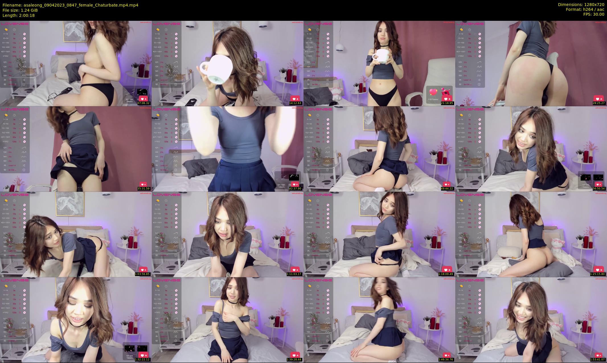 asaleong — 121 minute Chaturbate female cam show recording, 720p, Apr 9, 2023