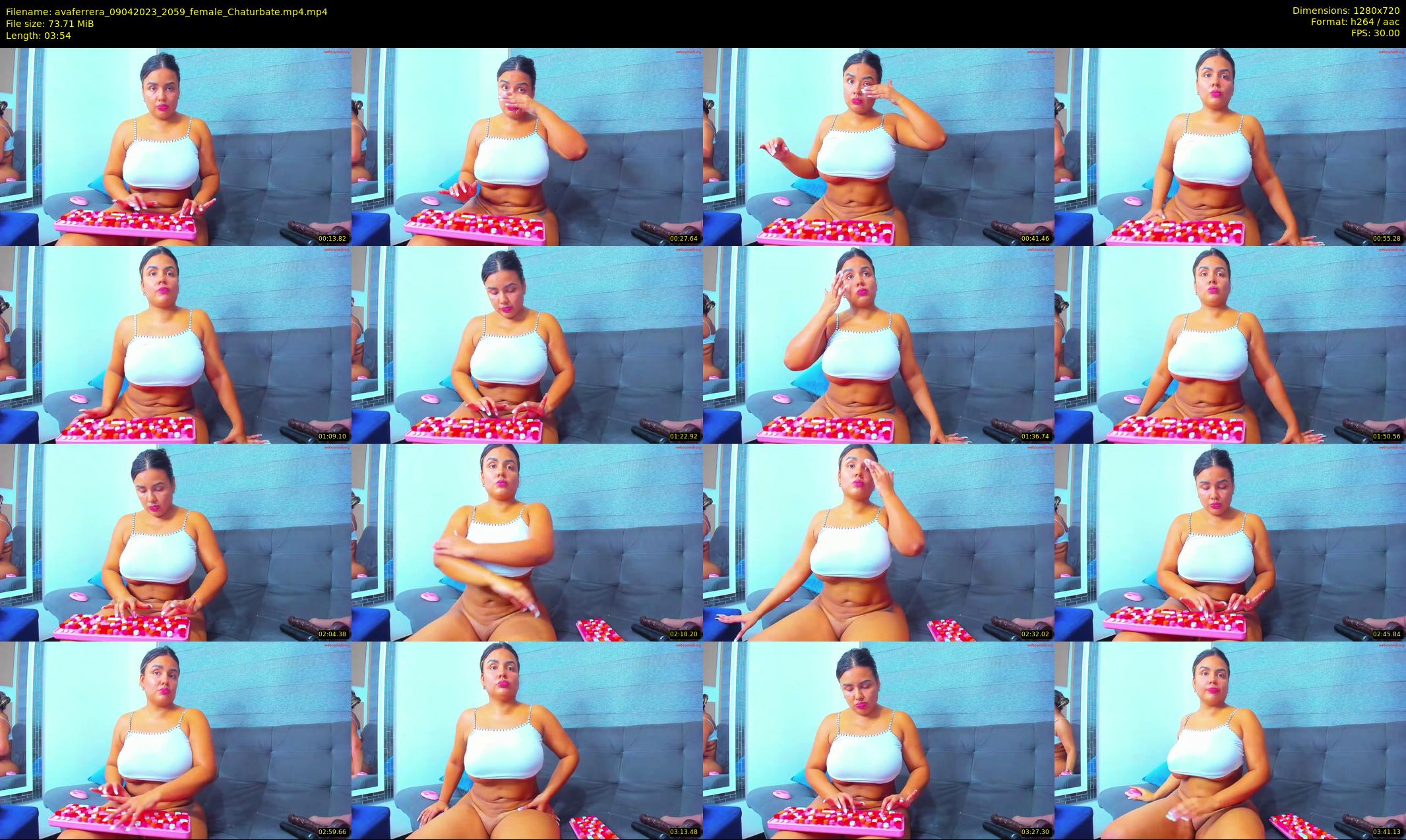 avaferrera — 4 minute Chaturbate female cam show recording, 720p, Apr 9, 2023