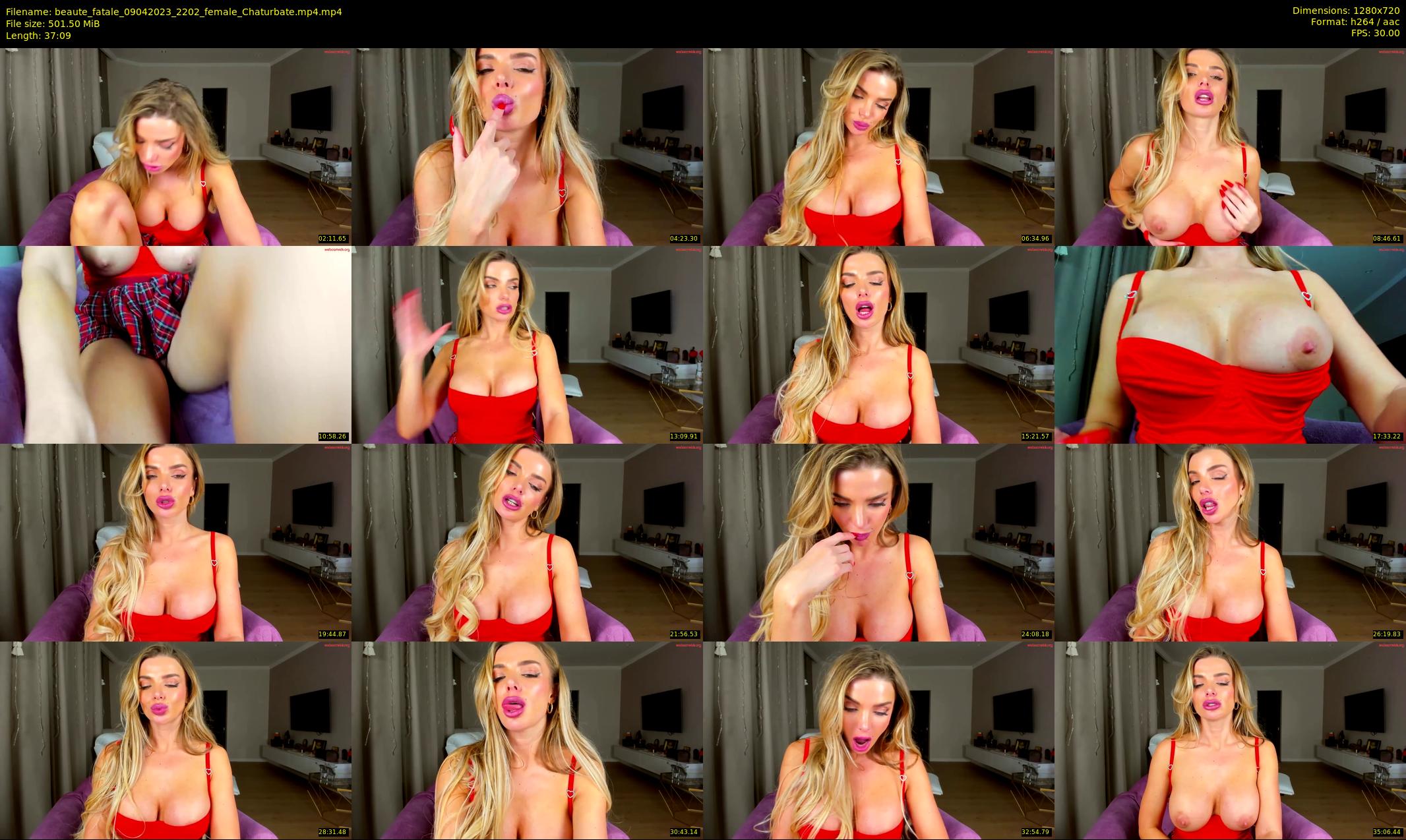 beaute_fatale — 38 minute Chaturbate female cam show recording, 720p, Apr 9, 2023