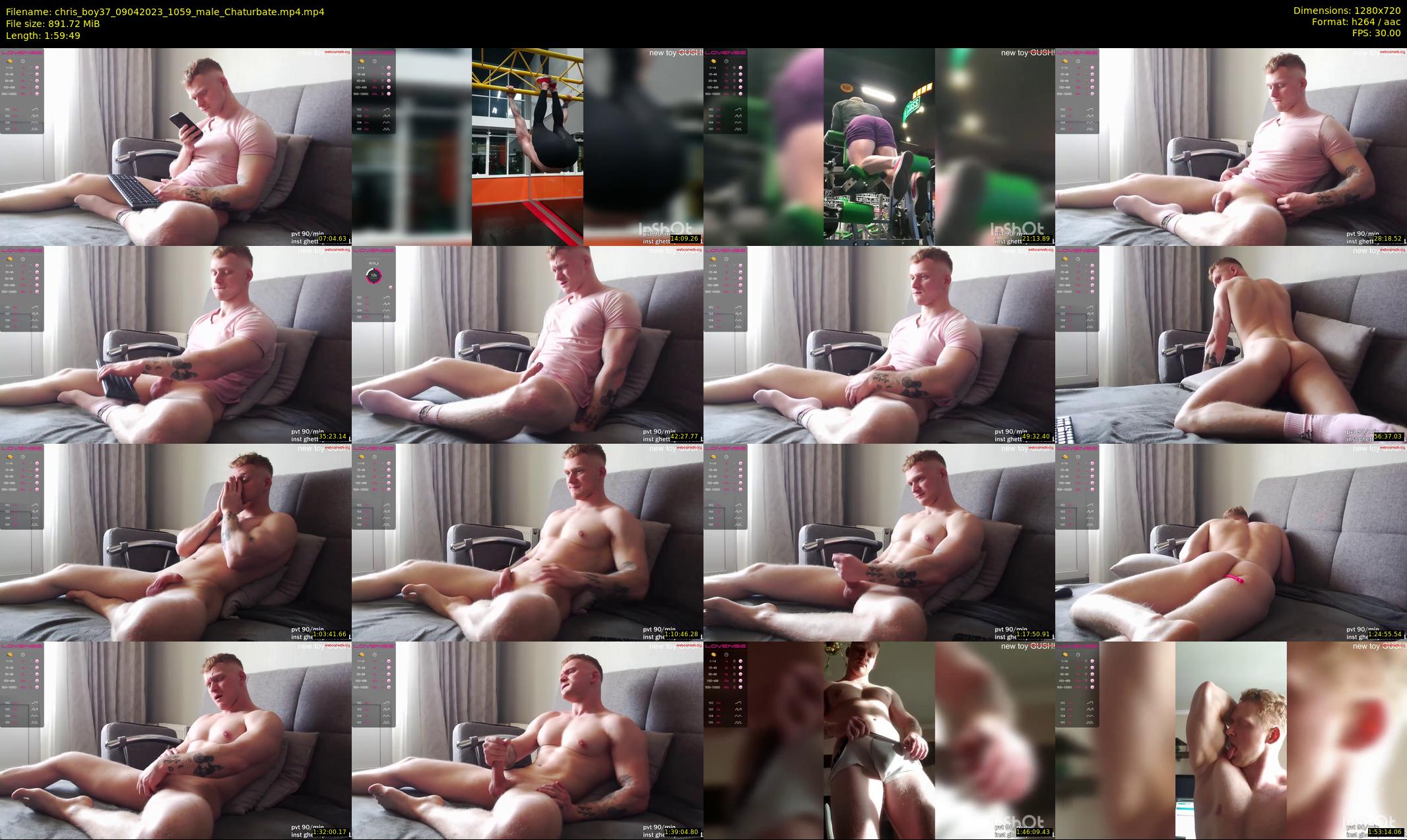 chris_boy37 — 120 minute Chaturbate male cam show recording, 720p, Apr 9, 2023
