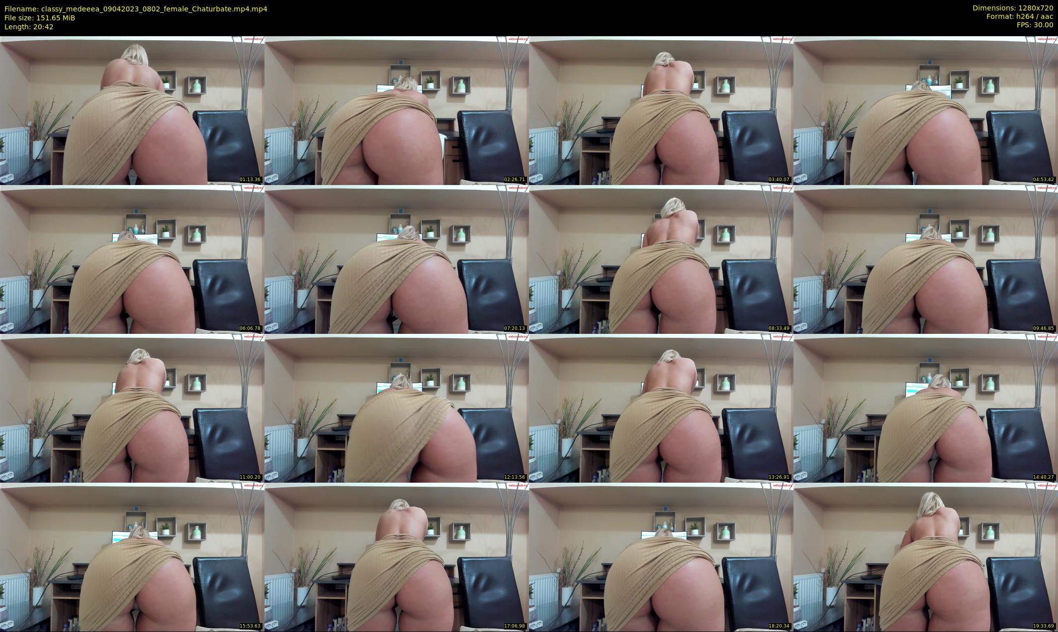 classy_medeeea — 21 minute Chaturbate female cam show recording, 720p, Apr 9, 2023