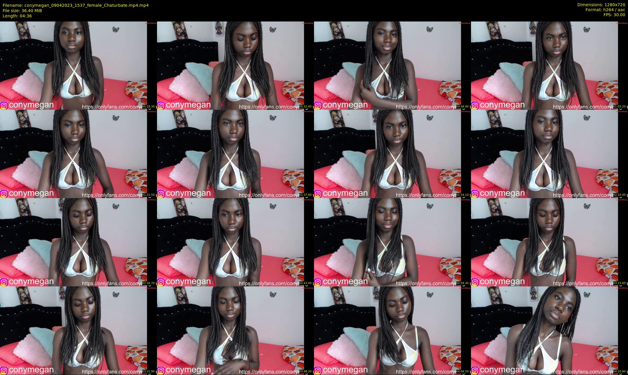 conymegan — 5 minute Chaturbate female cam show recording, 720p, Apr 9, 2023