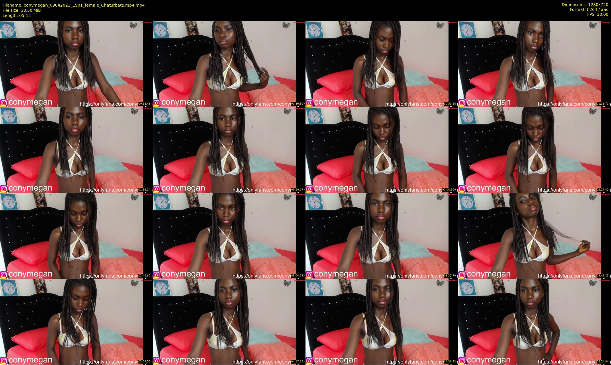 conymegan — 6 minute Chaturbate female cam show recording, 720p, Apr 9, 2023