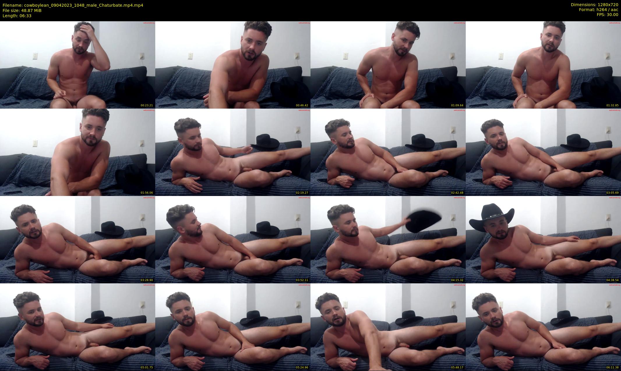 cowboylean — 7 minute Chaturbate male cam show recording, 720p, Apr 9, 2023