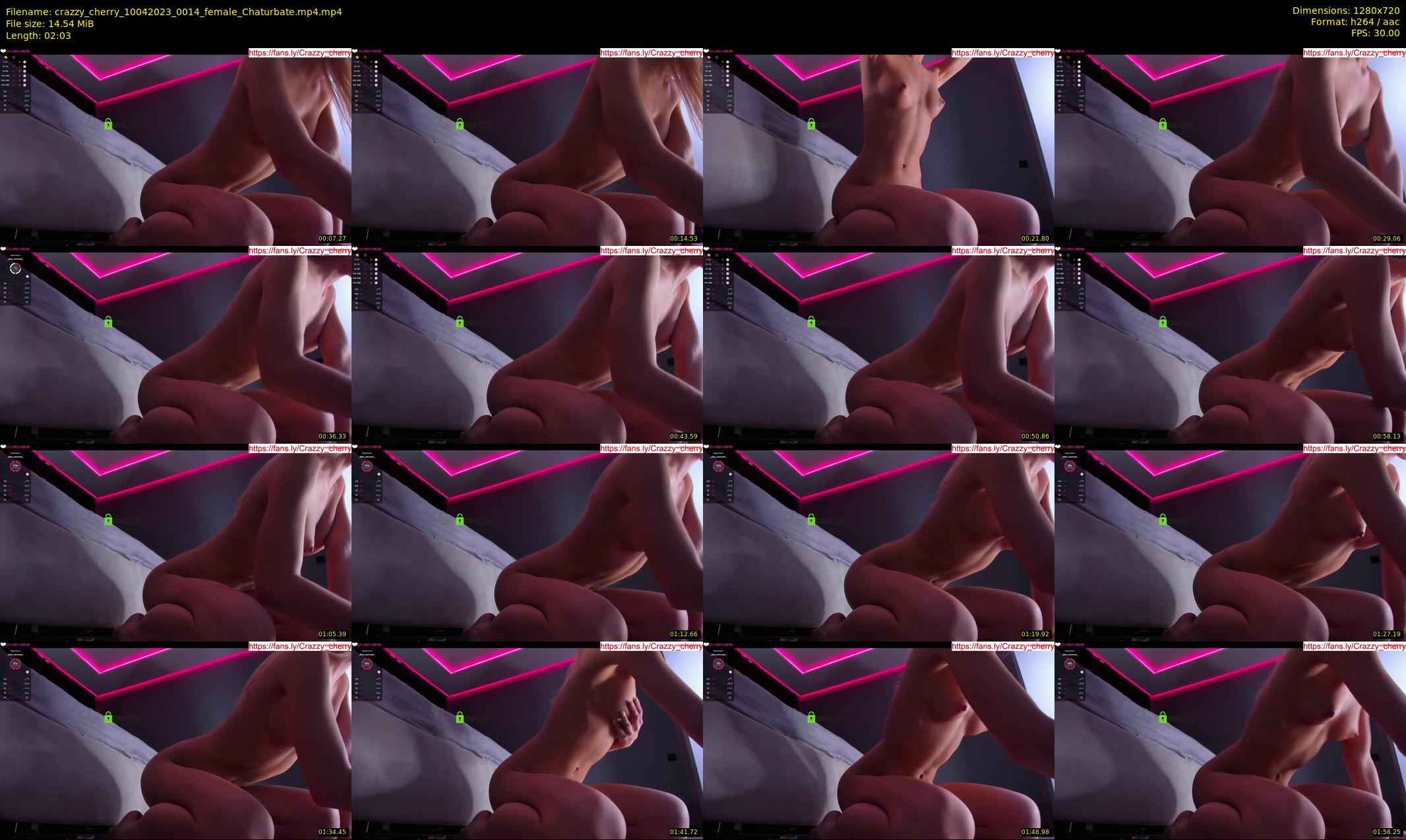 crazzy_cherry — 3 minute Chaturbate female cam show recording, 720p, Apr 10, 2023