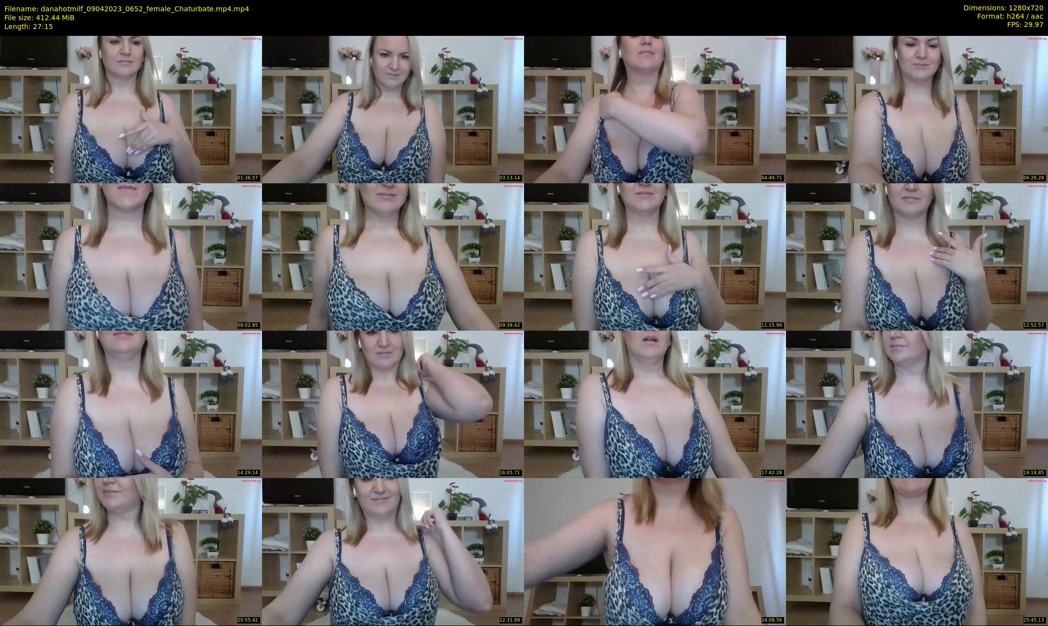danahotmilf — 28 minute Chaturbate female cam show recording, 720p, Apr 9, 2023