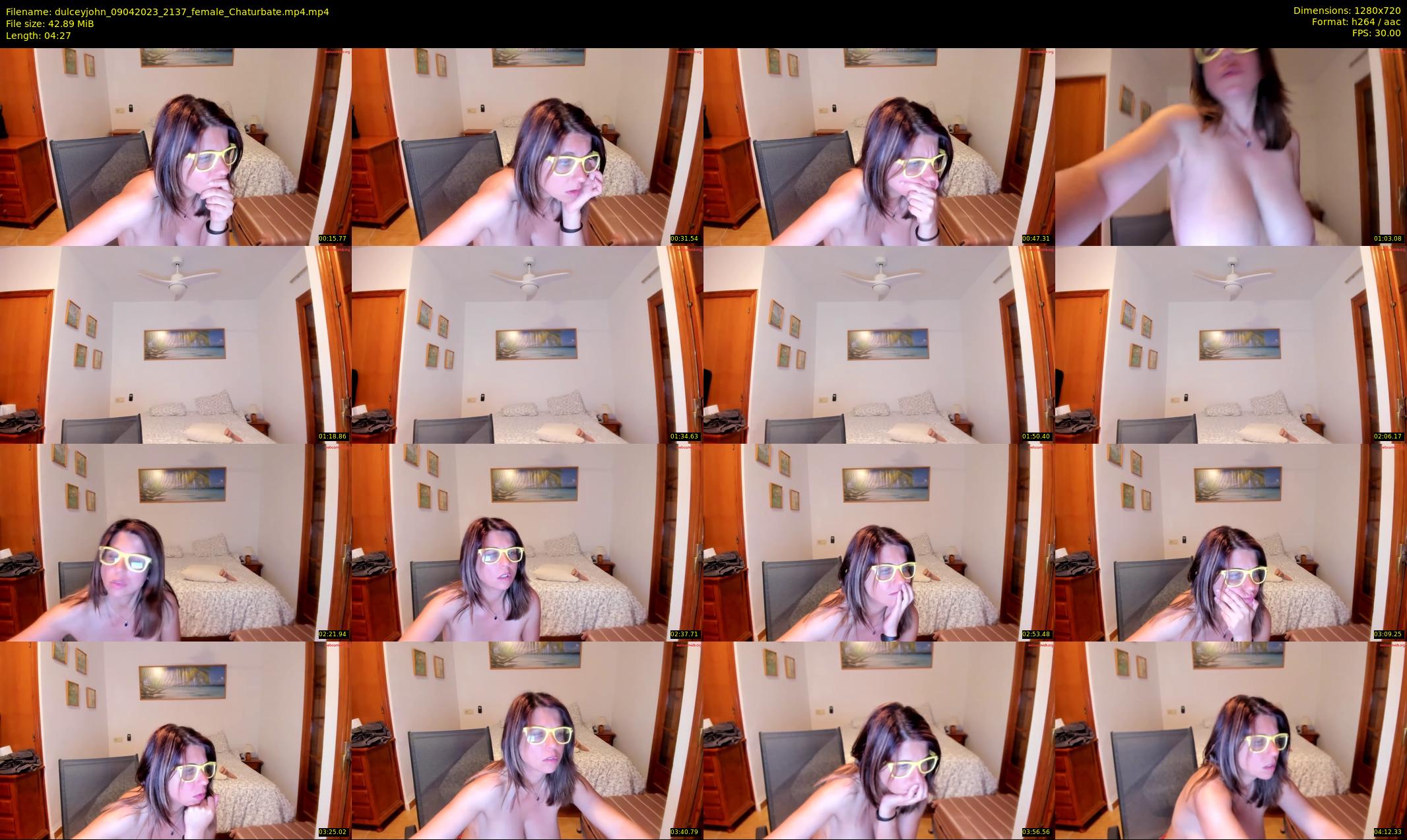 dulceyjohn — 5 minute Chaturbate female cam show recording, 720p, Apr 9, 2023