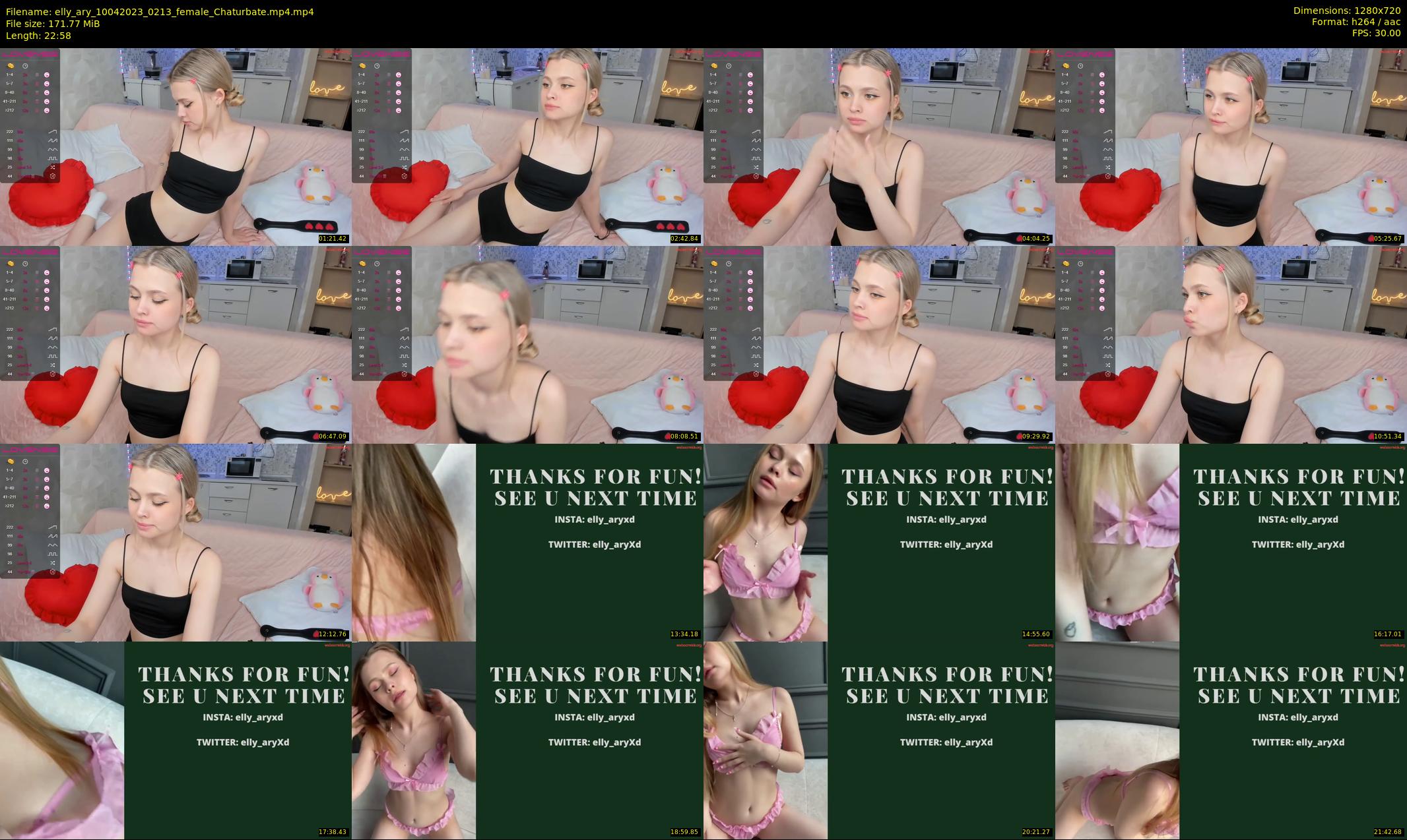 elly_ary — 23 minute Chaturbate female cam show recording, 720p, Apr 10, 2023