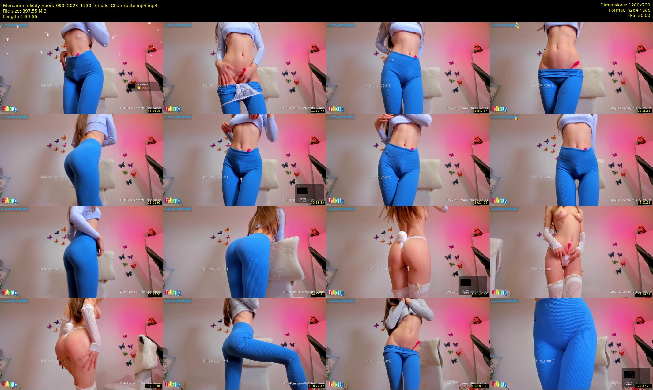 felicity_yours — 95 minute Chaturbate female cam show recording, 720p, Apr 9, 2023