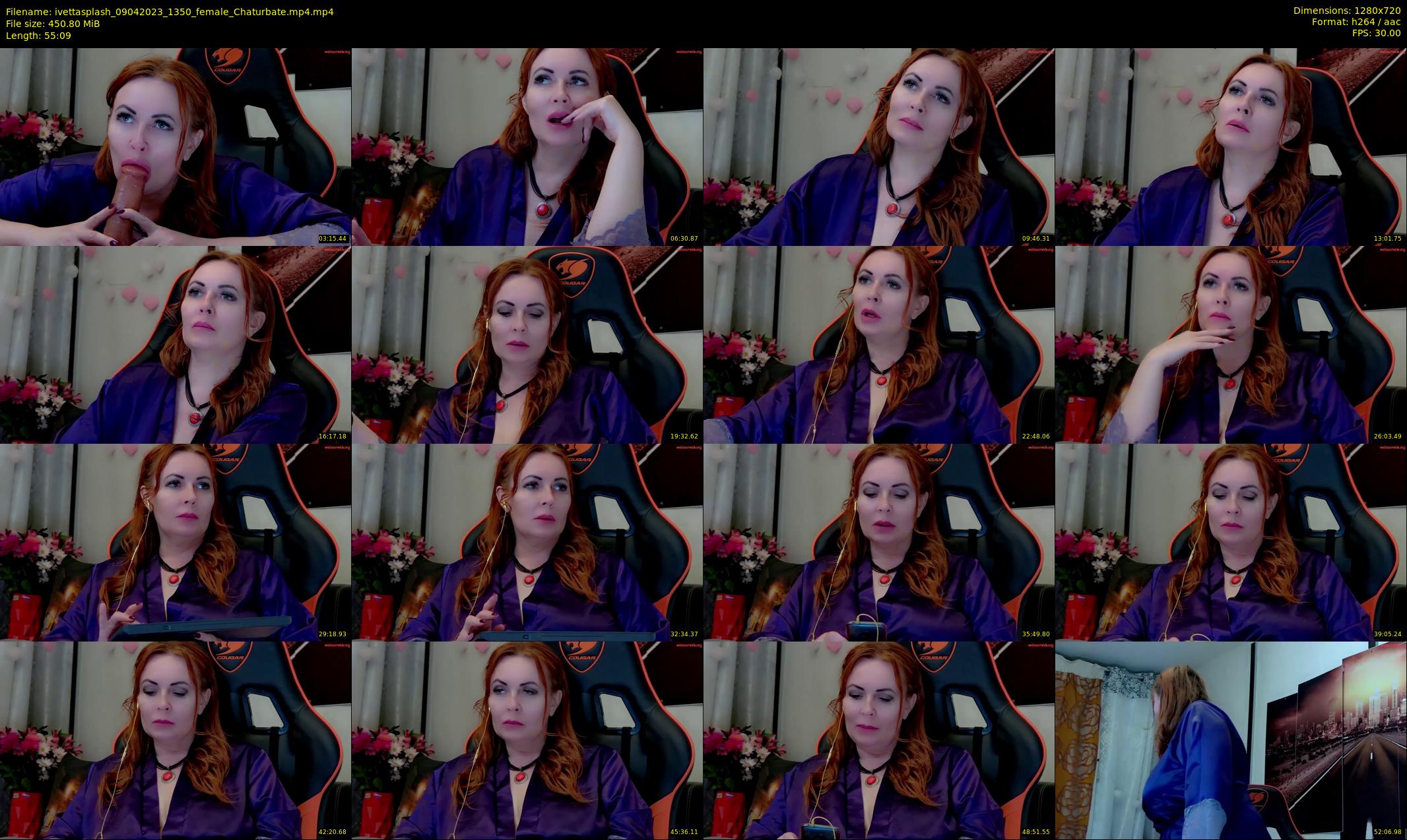 ivettasplash — 56 minute Chaturbate female cam show recording, 720p, Apr 9, 2023