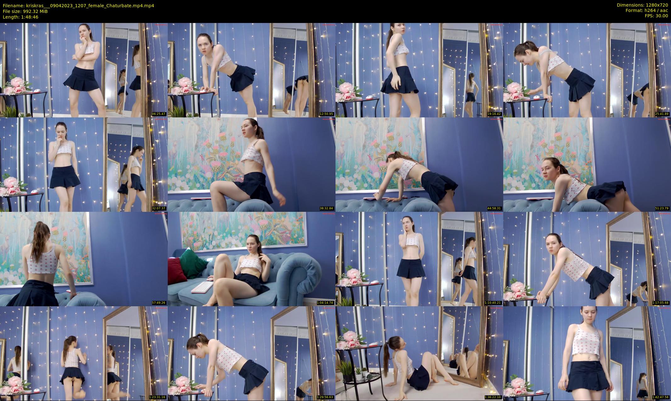 kriskras__ — 109 minute Chaturbate female cam show recording, 720p, Apr 9, 2023