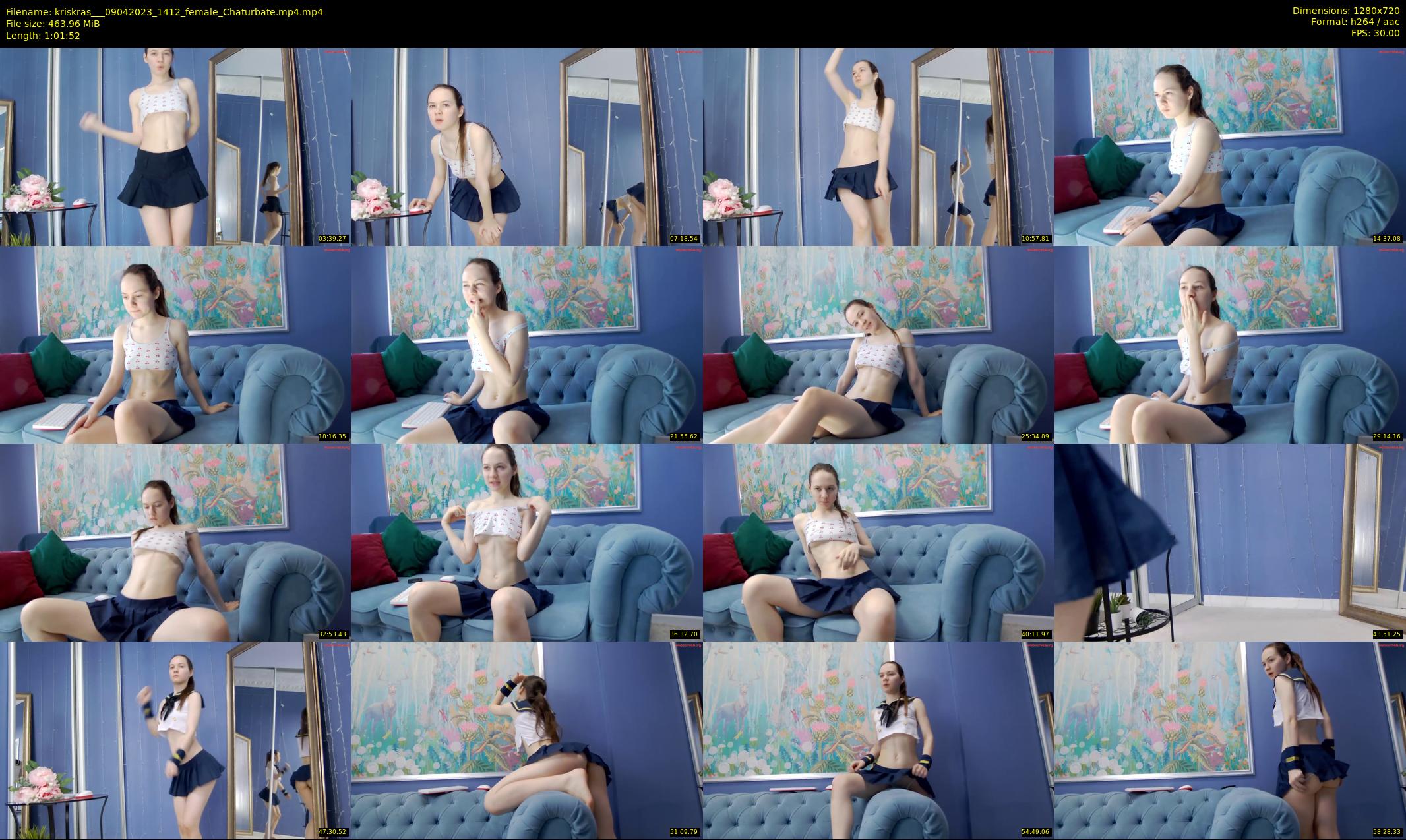 kriskras__ — 62 minute Chaturbate female cam show recording, 720p, Apr 9, 2023