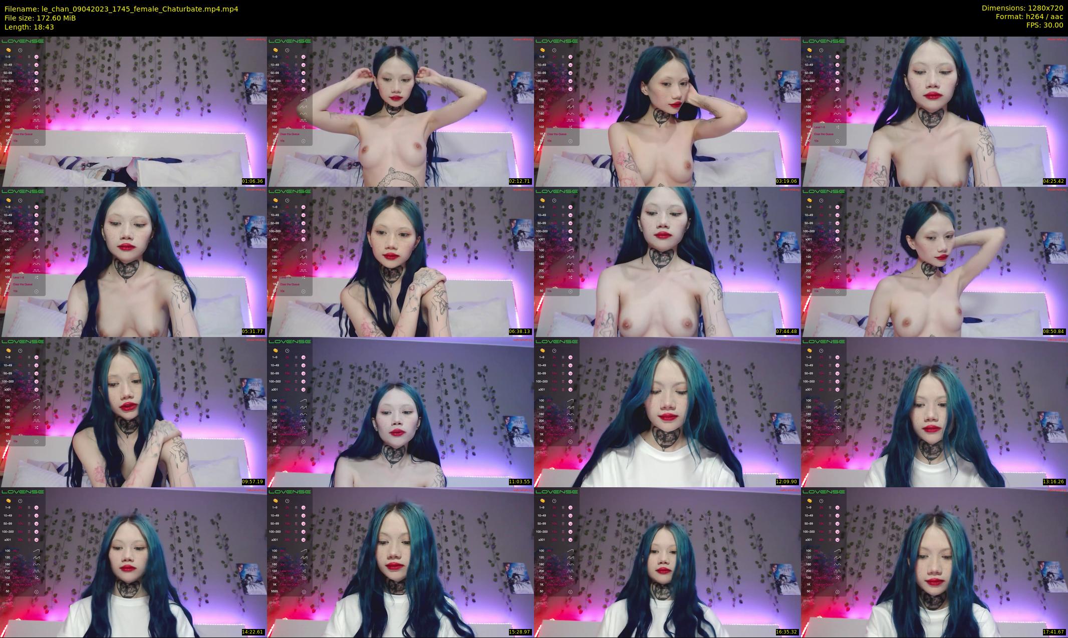 le_chan — 19 minute Chaturbate female cam show recording, 720p, Apr 9, 2023
