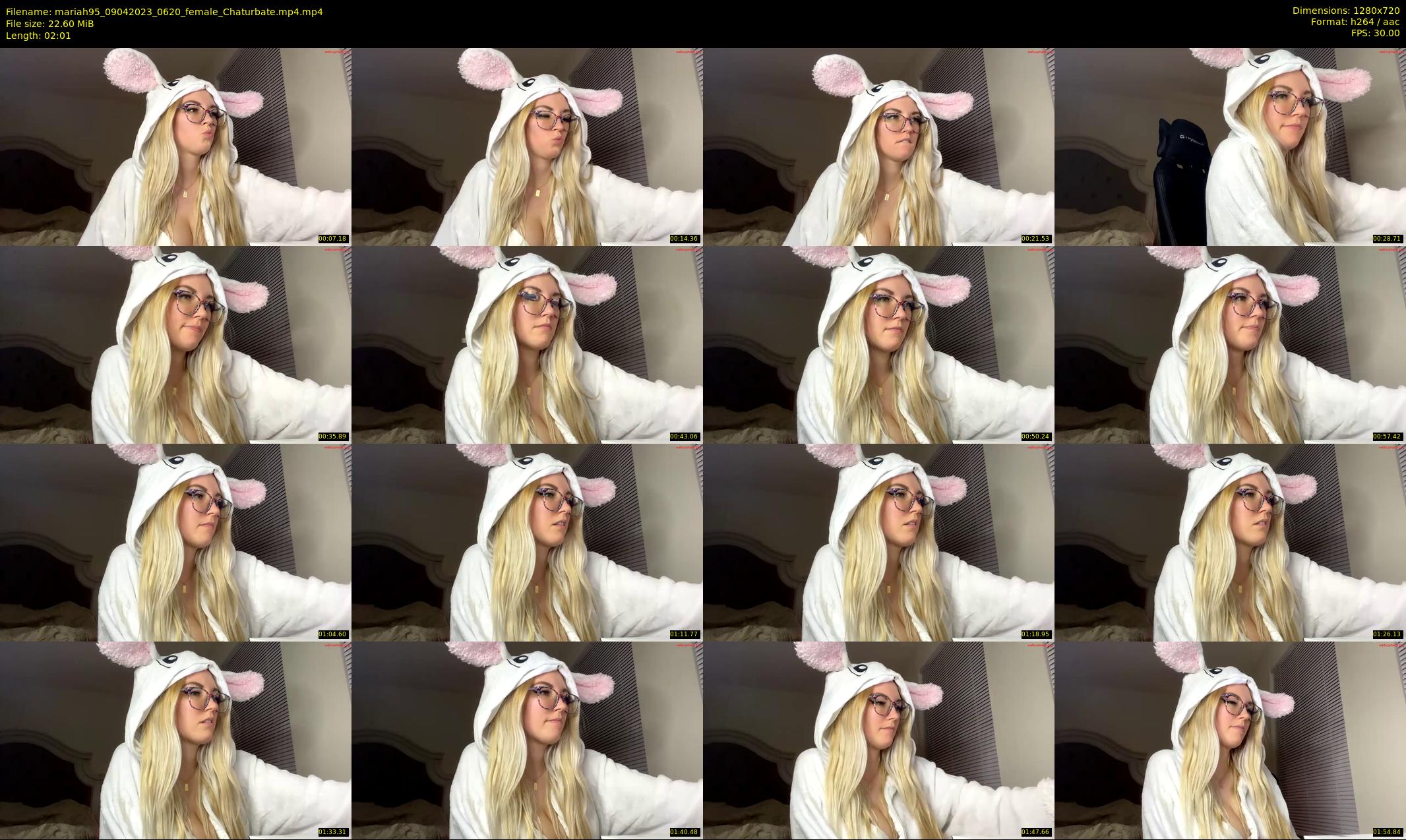 mariah95 — 3 minute Chaturbate female cam show recording, 720p, Apr 9, 2023