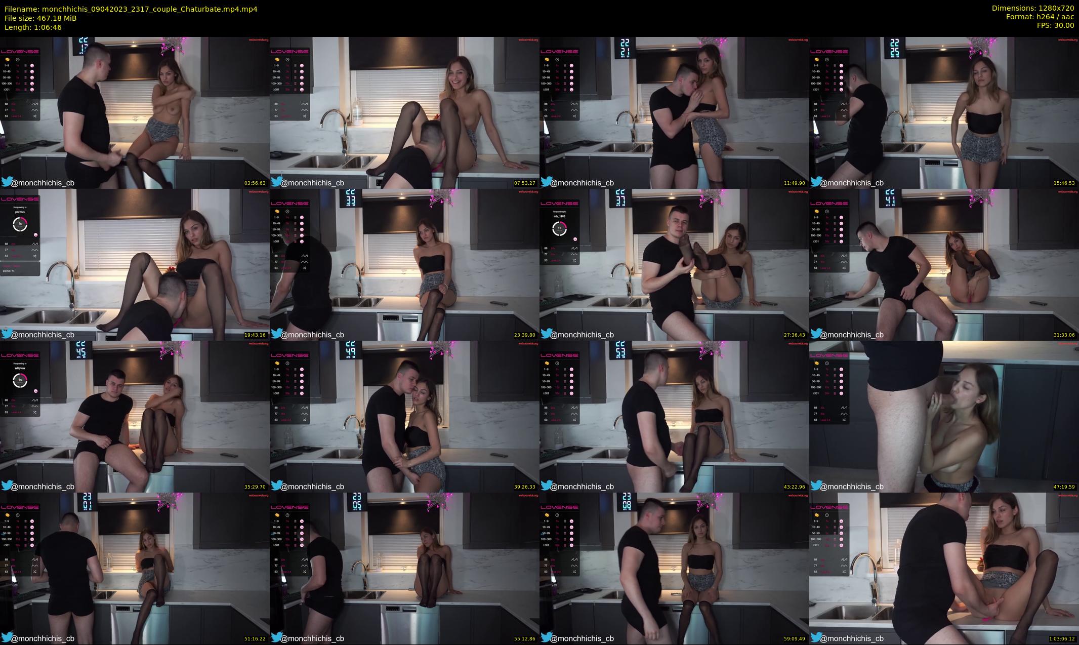 monchhichis — 67 minute Chaturbate couple cam show recording, 720p, Apr 9, 2023