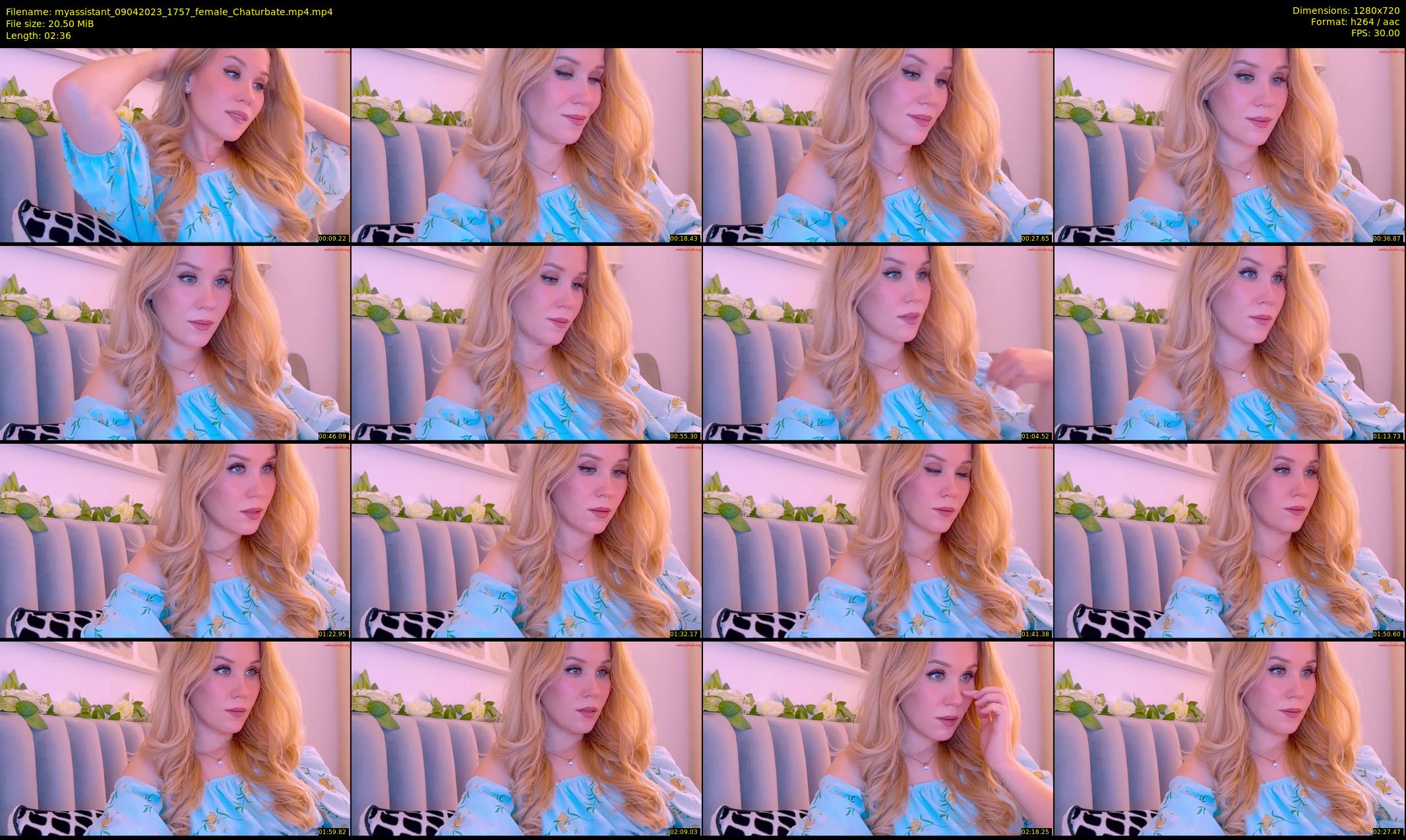 myassistant — 3 minute Chaturbate female cam show recording, 720p, Apr 9, 2023