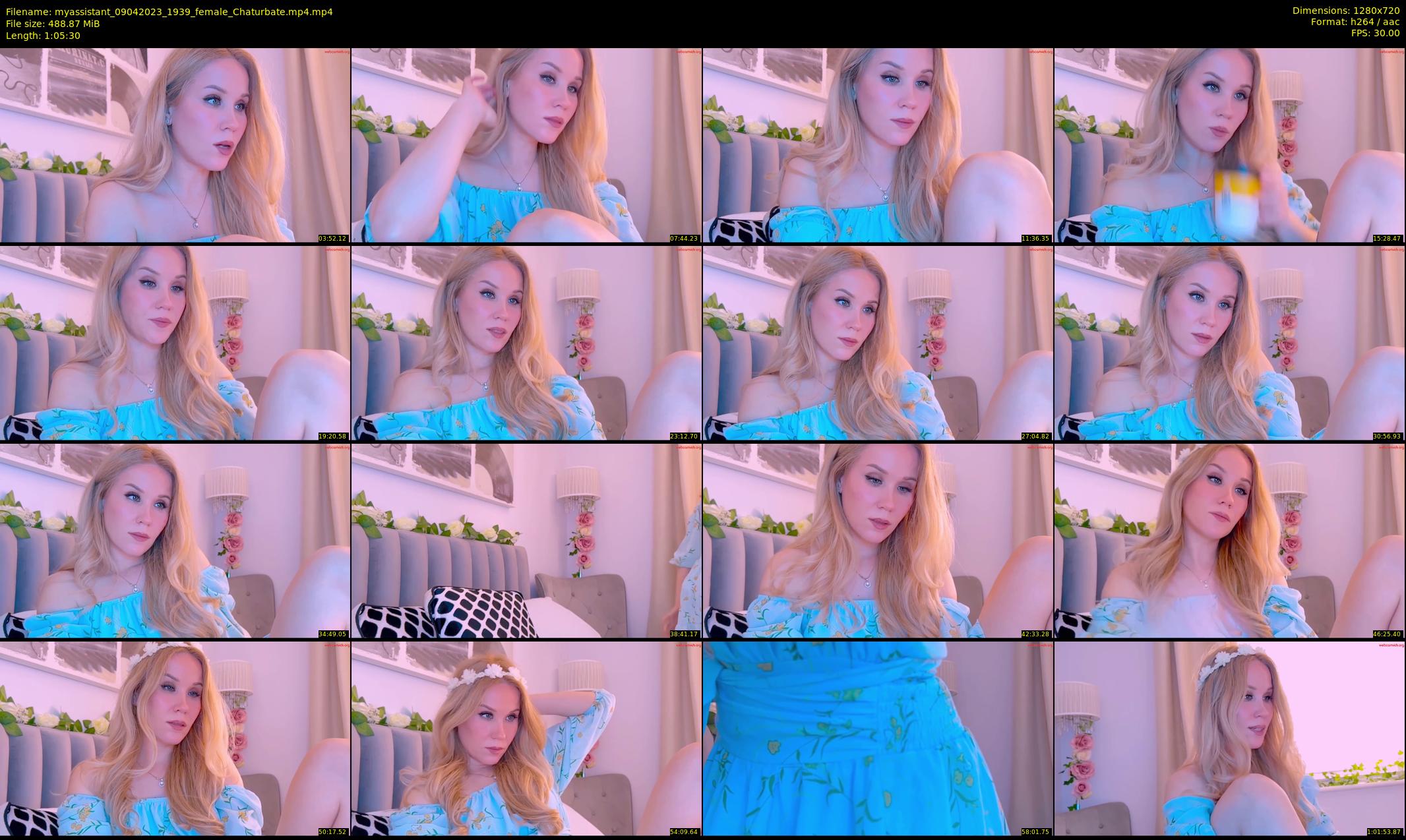 myassistant — 66 minute Chaturbate female cam show recording, 720p, Apr 9, 2023