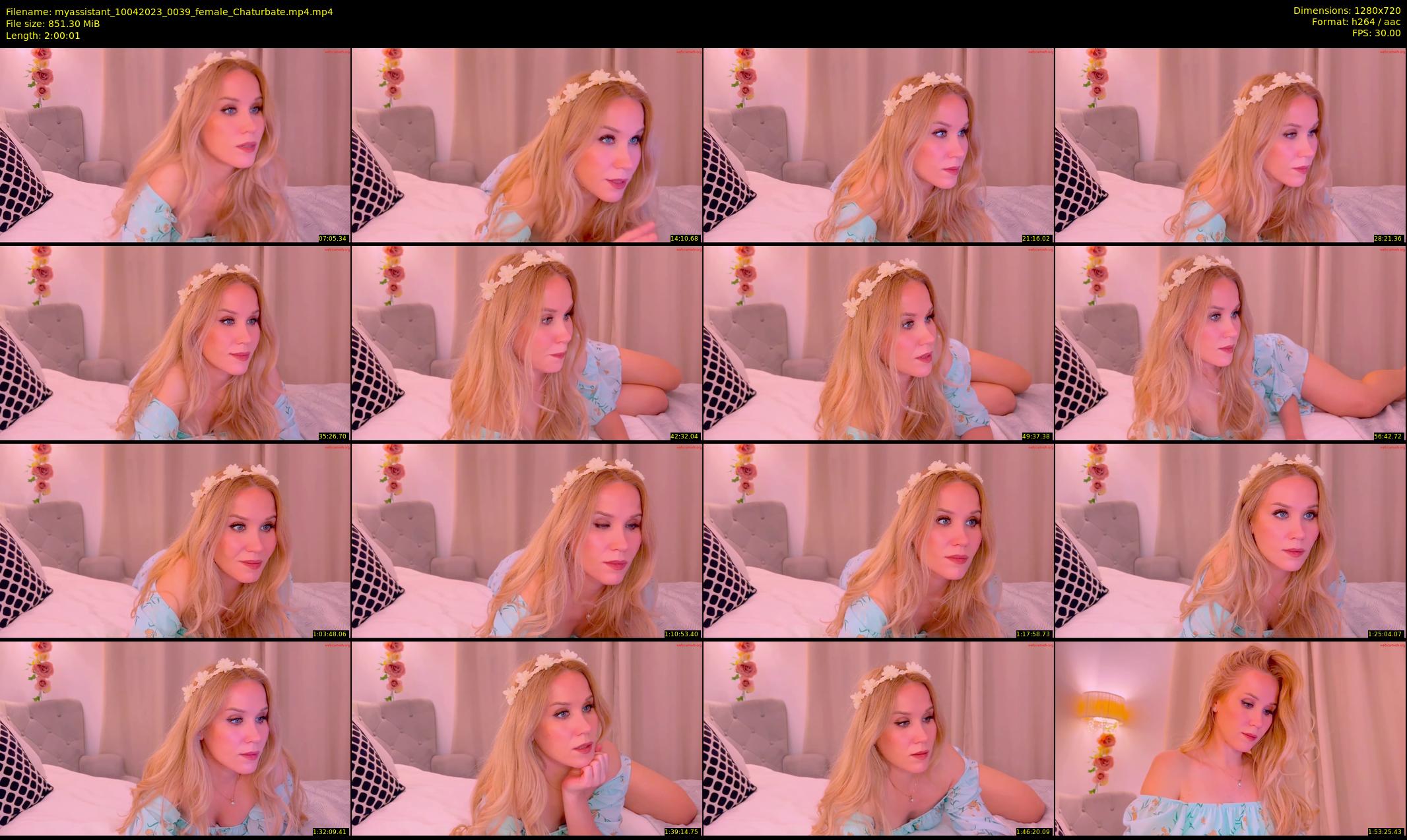 myassistant — 121 minute Chaturbate female cam show recording, 720p, Apr 10, 2023