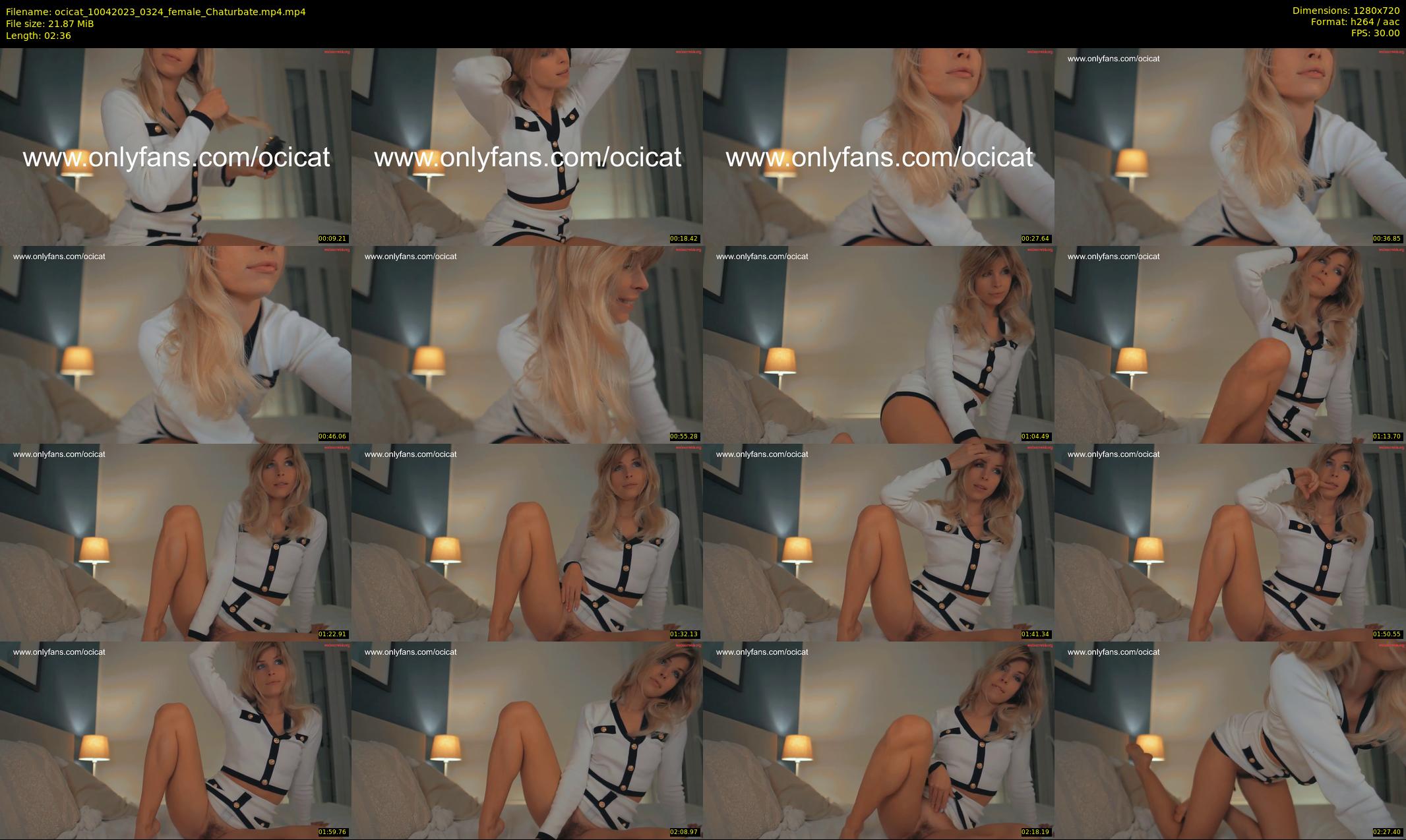 ocicat — 3 minute Chaturbate female cam show recording, 720p, Apr 10, 2023