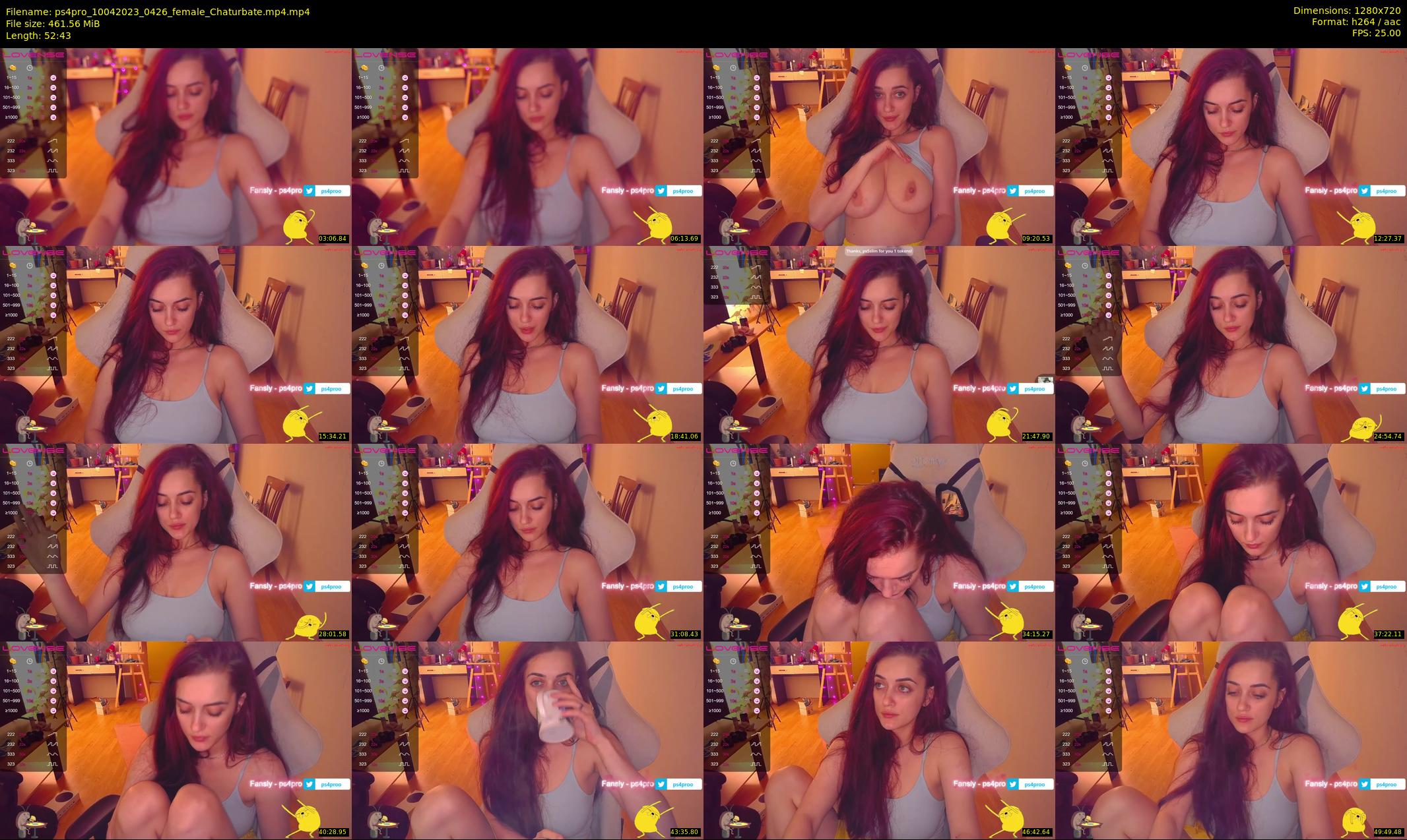ps4pro — 53 minute Chaturbate female cam show recording, 720p, Apr 10, 2023