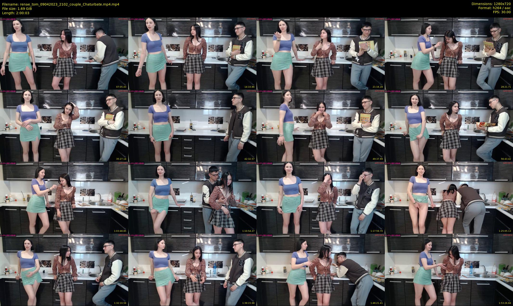 renae_tom — 121 minute Chaturbate couple cam show recording, 720p, Apr 9, 2023