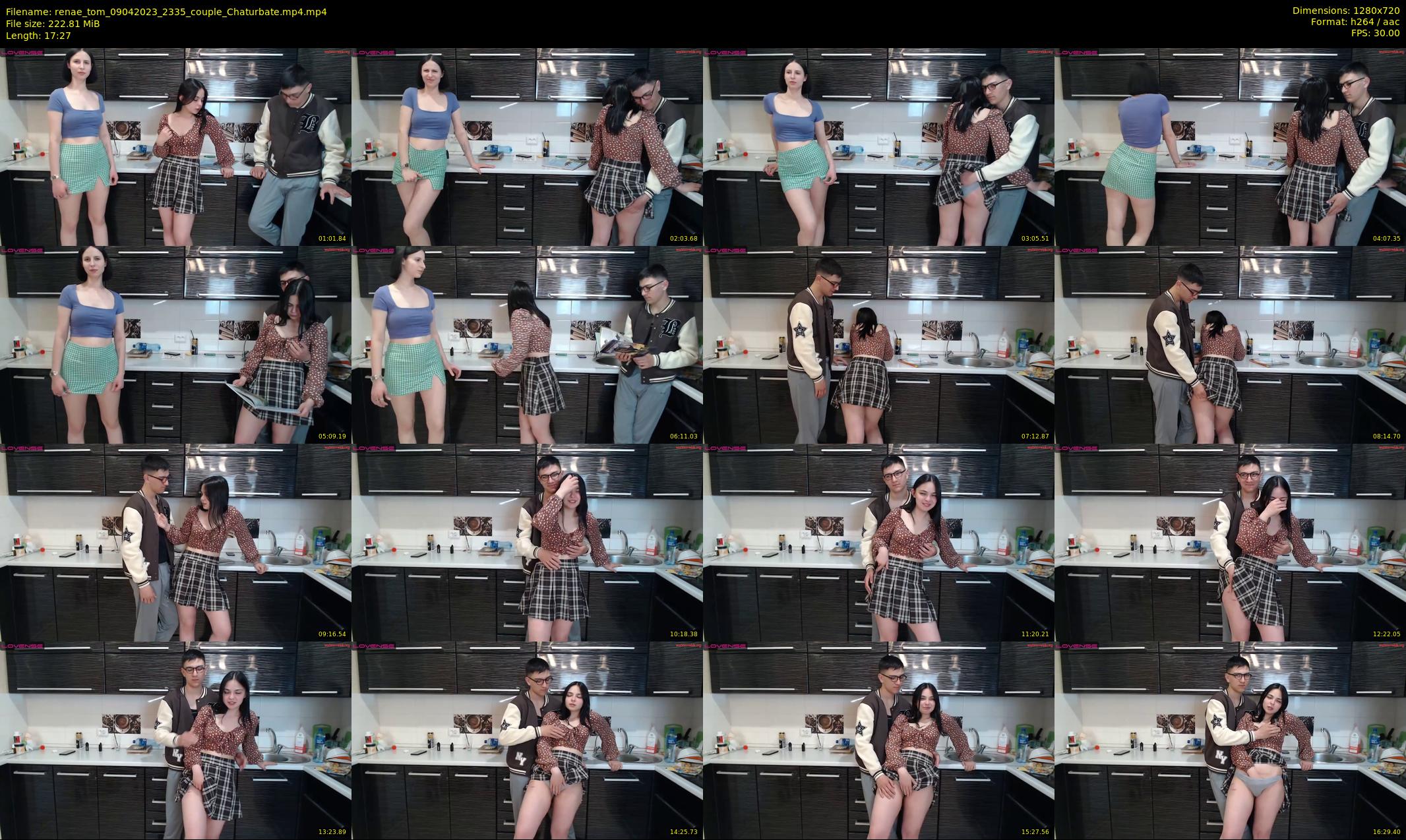 renae_tom — 18 minute Chaturbate couple cam show recording, 720p, Apr 9, 2023
