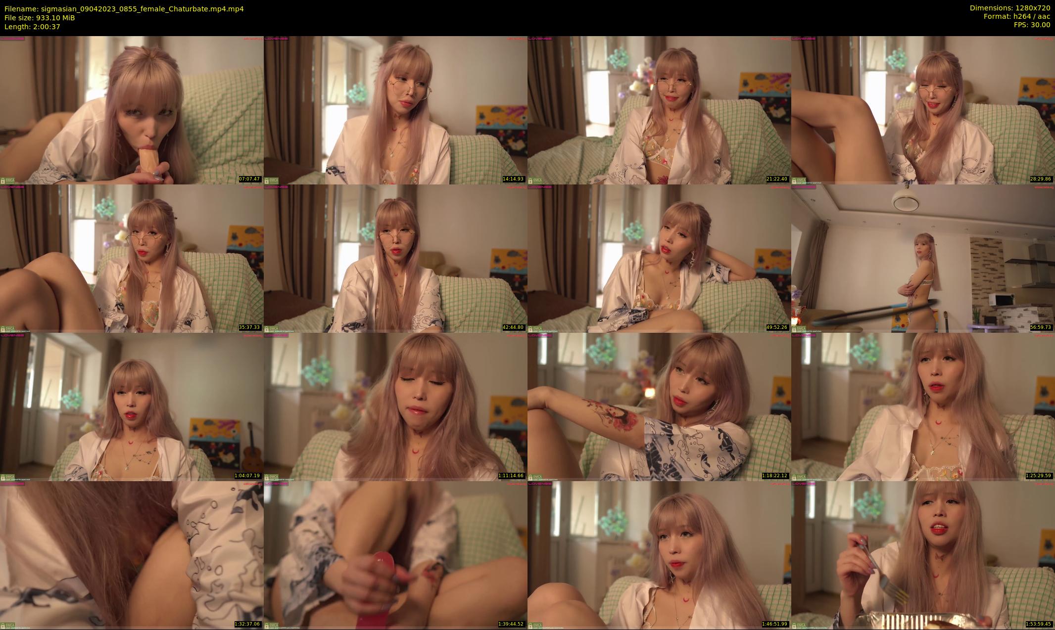 sigmasian — 121 minute Chaturbate female cam show recording, 720p, Apr 9, 2023