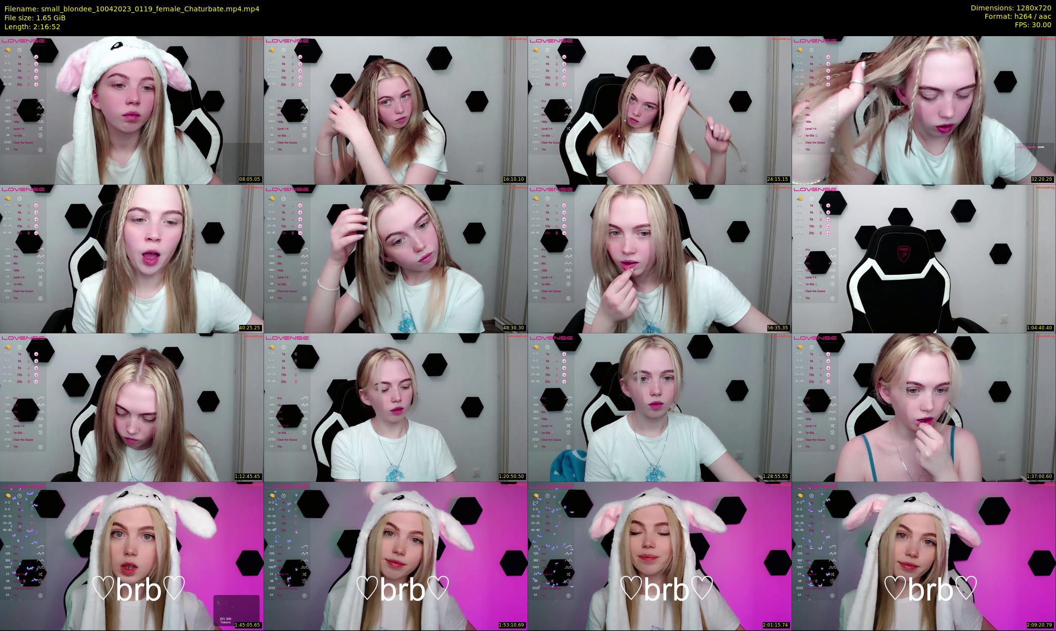 small_blondee — 137 minute Chaturbate female cam show recording, 720p, Apr 10, 2023