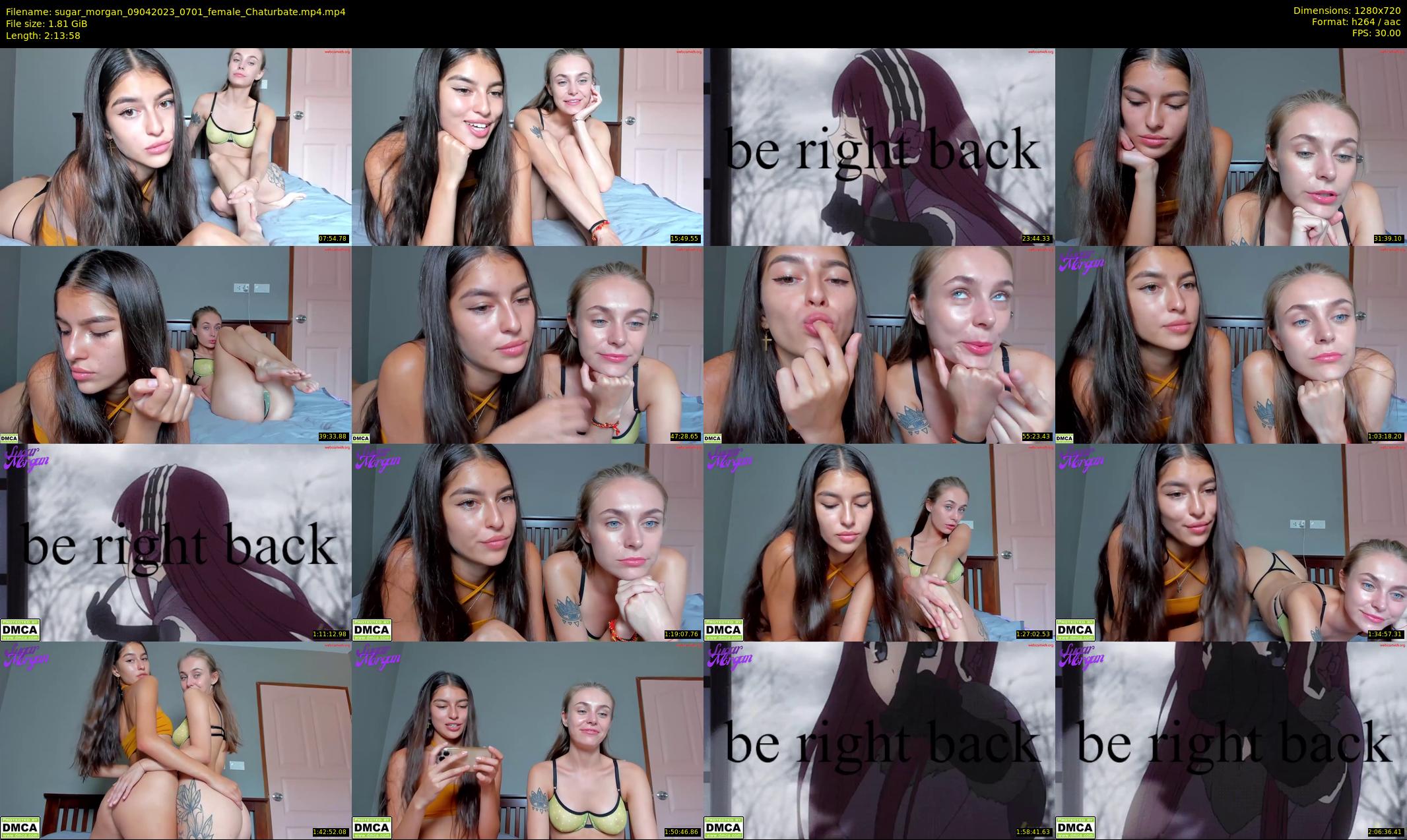 sugar_morgan — 134 minute Chaturbate female cam show recording, 720p, Apr 9, 2023