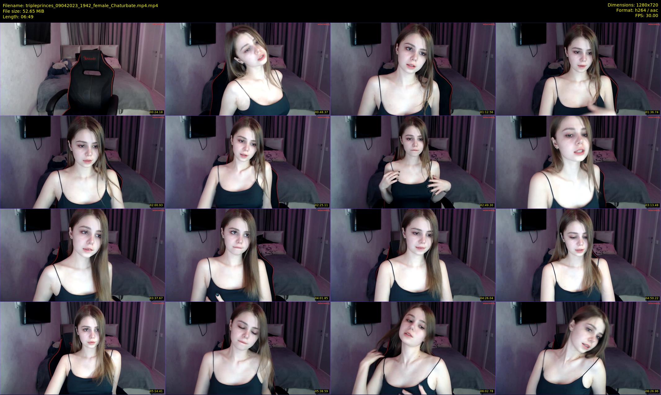 tripleprinces — 7 minute Chaturbate female cam show recording, 720p, Apr 9, 2023