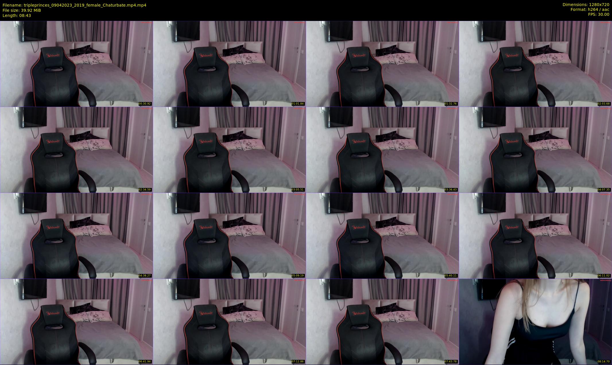 tripleprinces — 9 minute Chaturbate female cam show recording, 720p, Apr 9, 2023