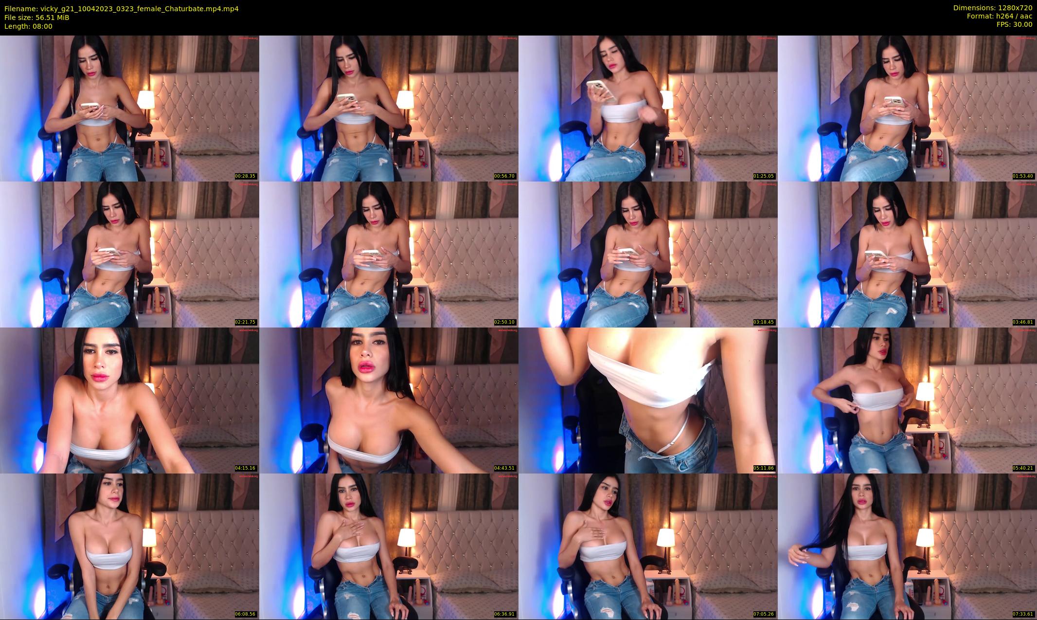 vicky_g21 — 8 minute Chaturbate female cam show recording, 720p, Apr 10, 2023