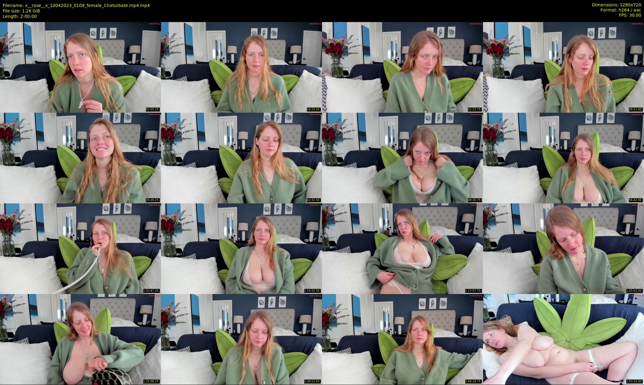 x__rose__x — 120 minute Chaturbate female cam show recording, 720p, Apr 10, 2023