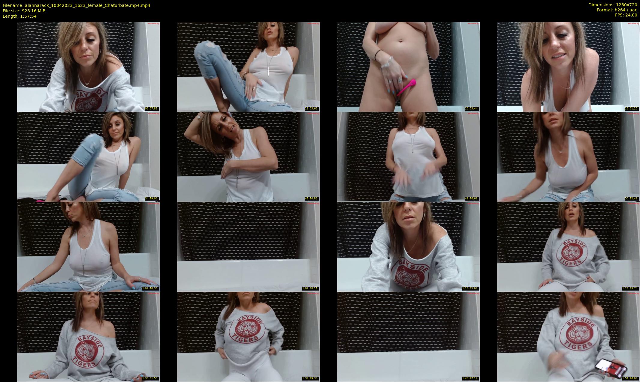 alannarack — 118 minute Chaturbate female cam show recording, 720p, Apr 10, 2023