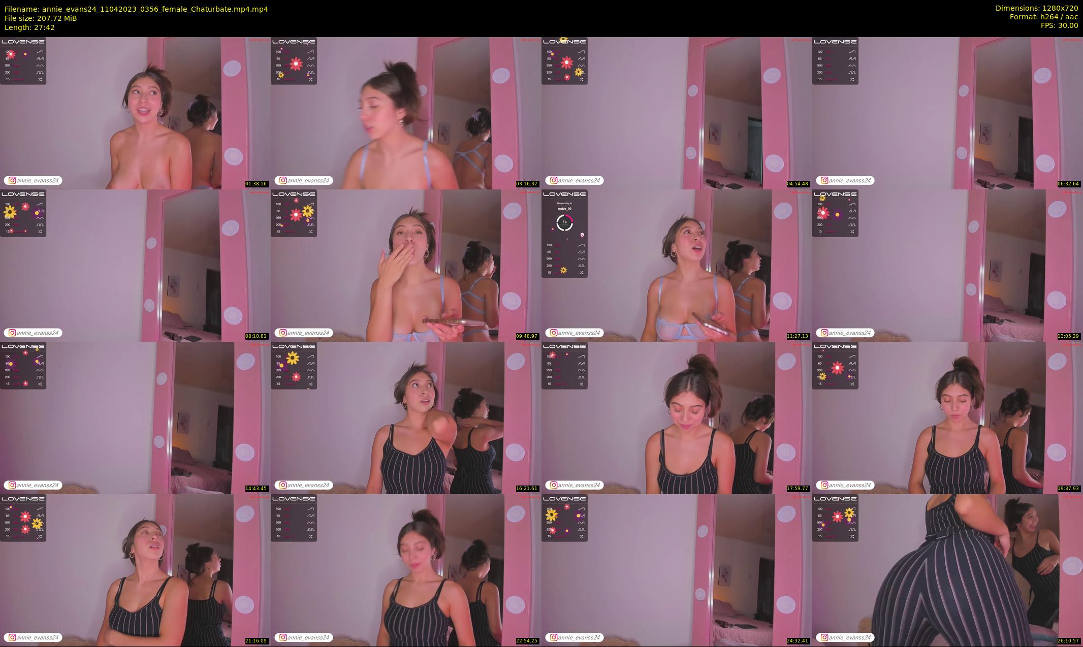 annie_evans24 — 28 minute Chaturbate female cam show recording, 720p, Apr 11, 2023