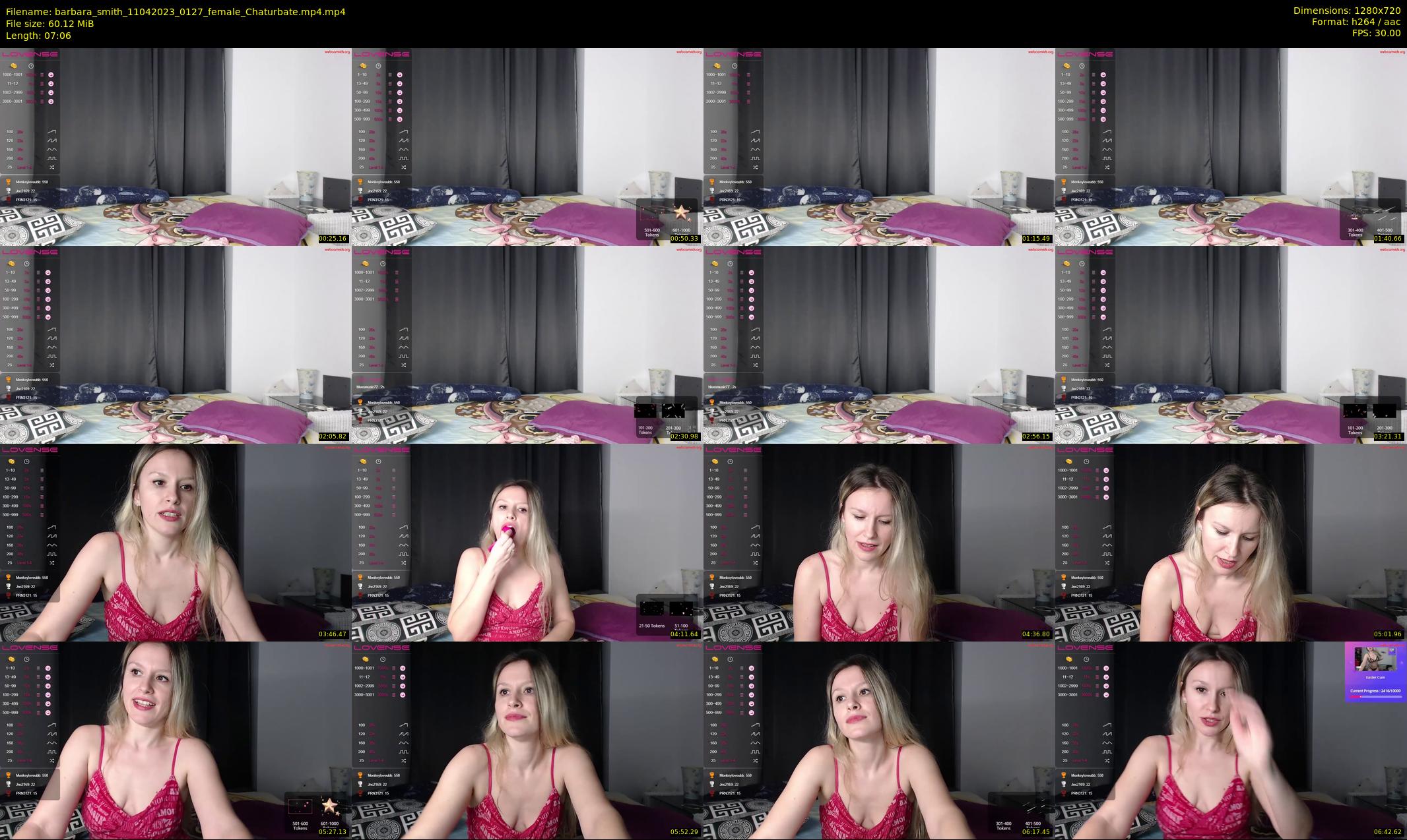 barbara_smith — 8 minute Chaturbate female cam show recording, 720p, Apr 11, 2023