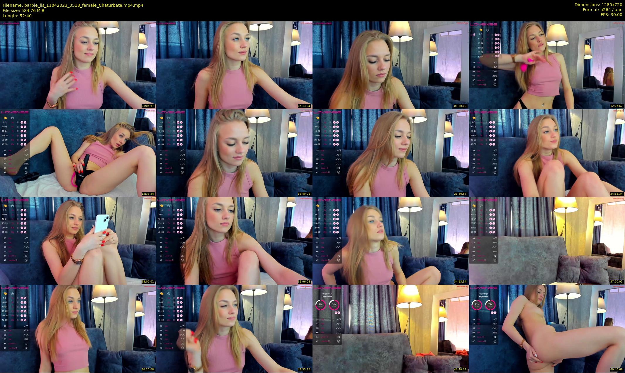 barbie_lis — 53 minute Chaturbate female cam show recording, 720p, Apr 11, 2023