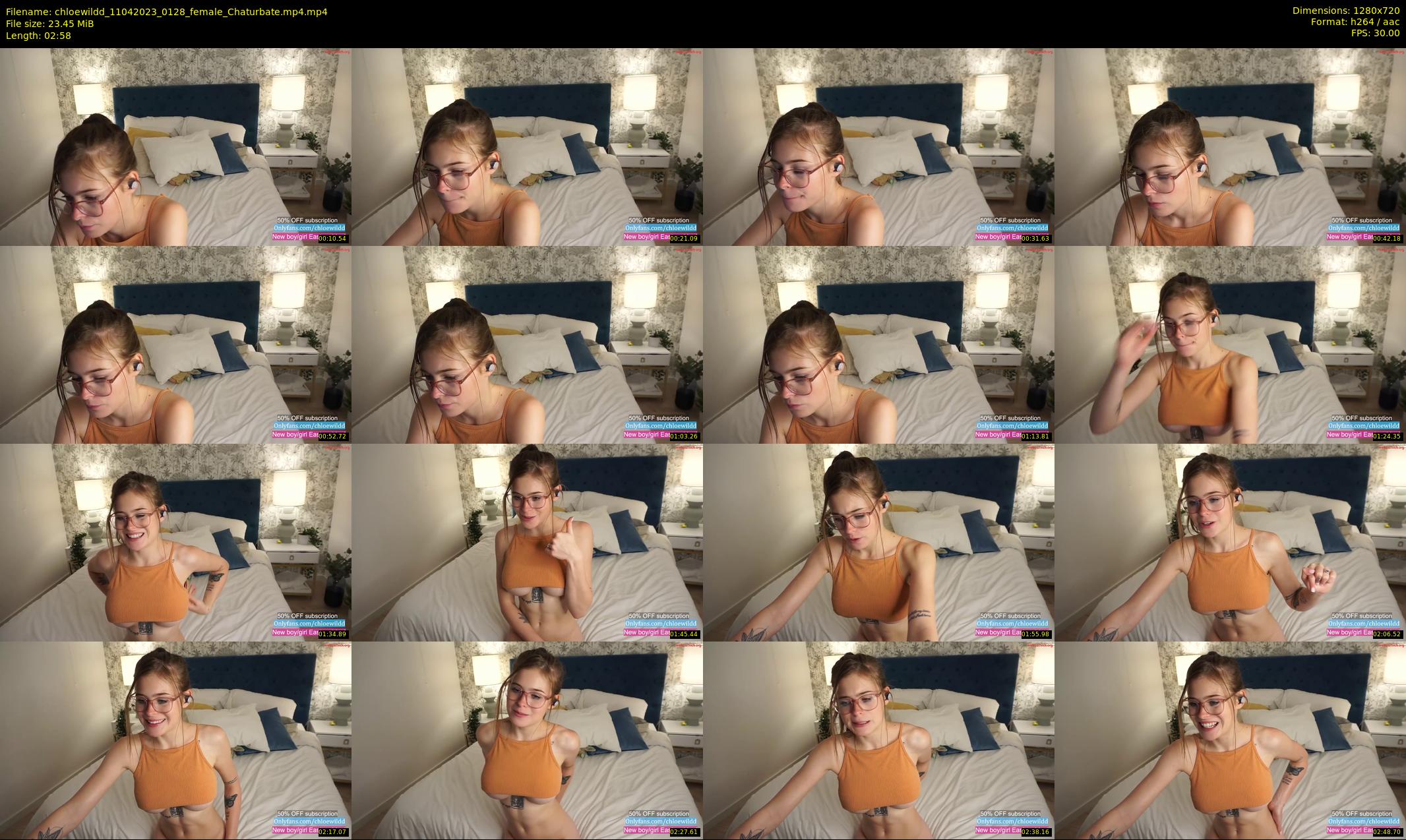 chloewildd — 3 minute Chaturbate female cam show recording, 720p, Apr 11, 2023
