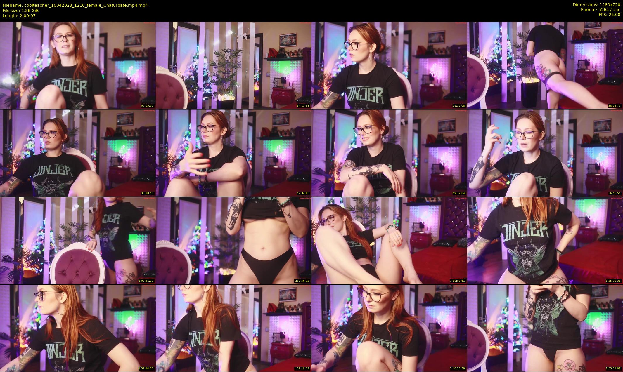 coolteacher — 121 minute Chaturbate female cam show recording, 720p, Apr 10, 2023