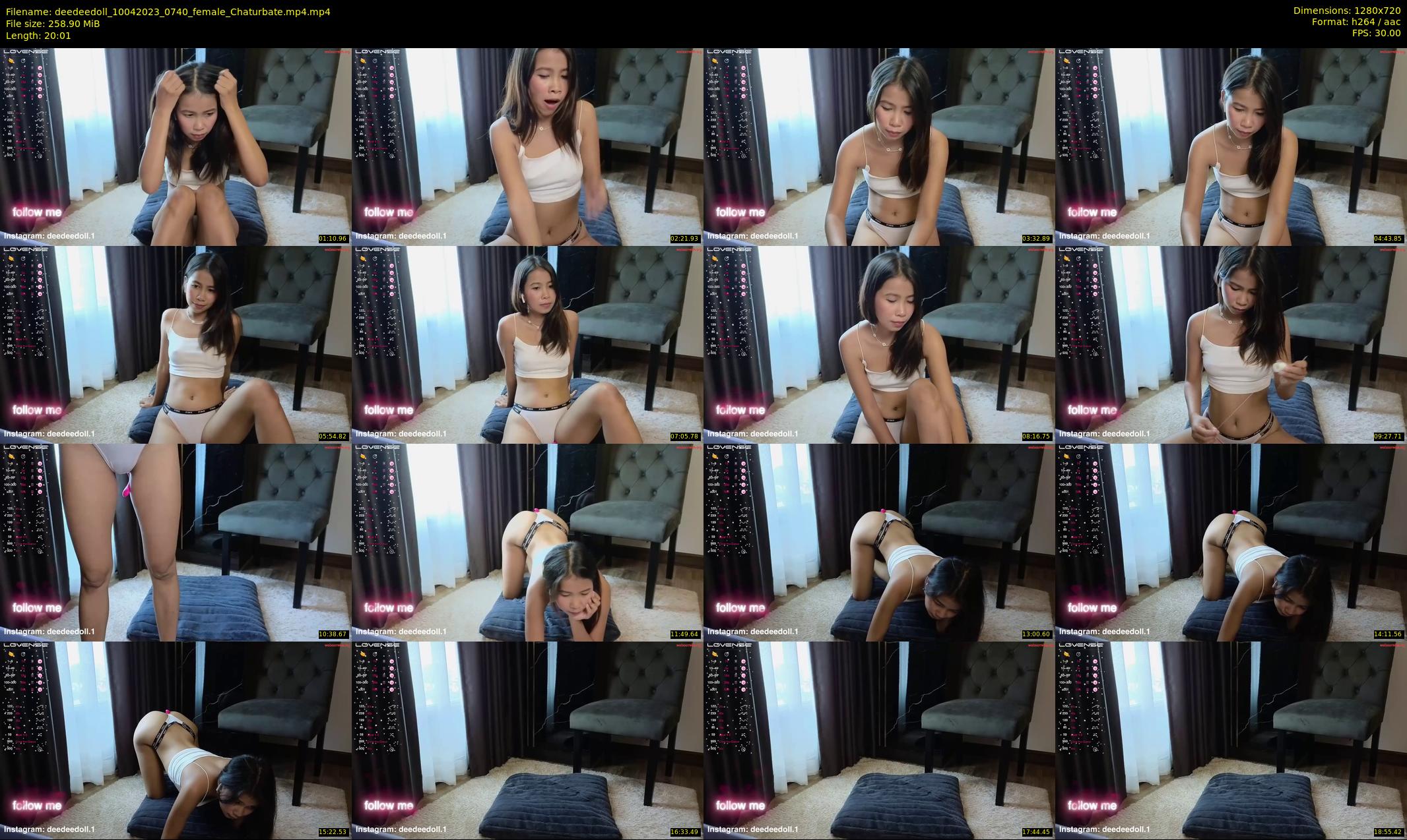 deedeedoll — 21 minute Chaturbate female cam show recording, 720p, Apr 10, 2023