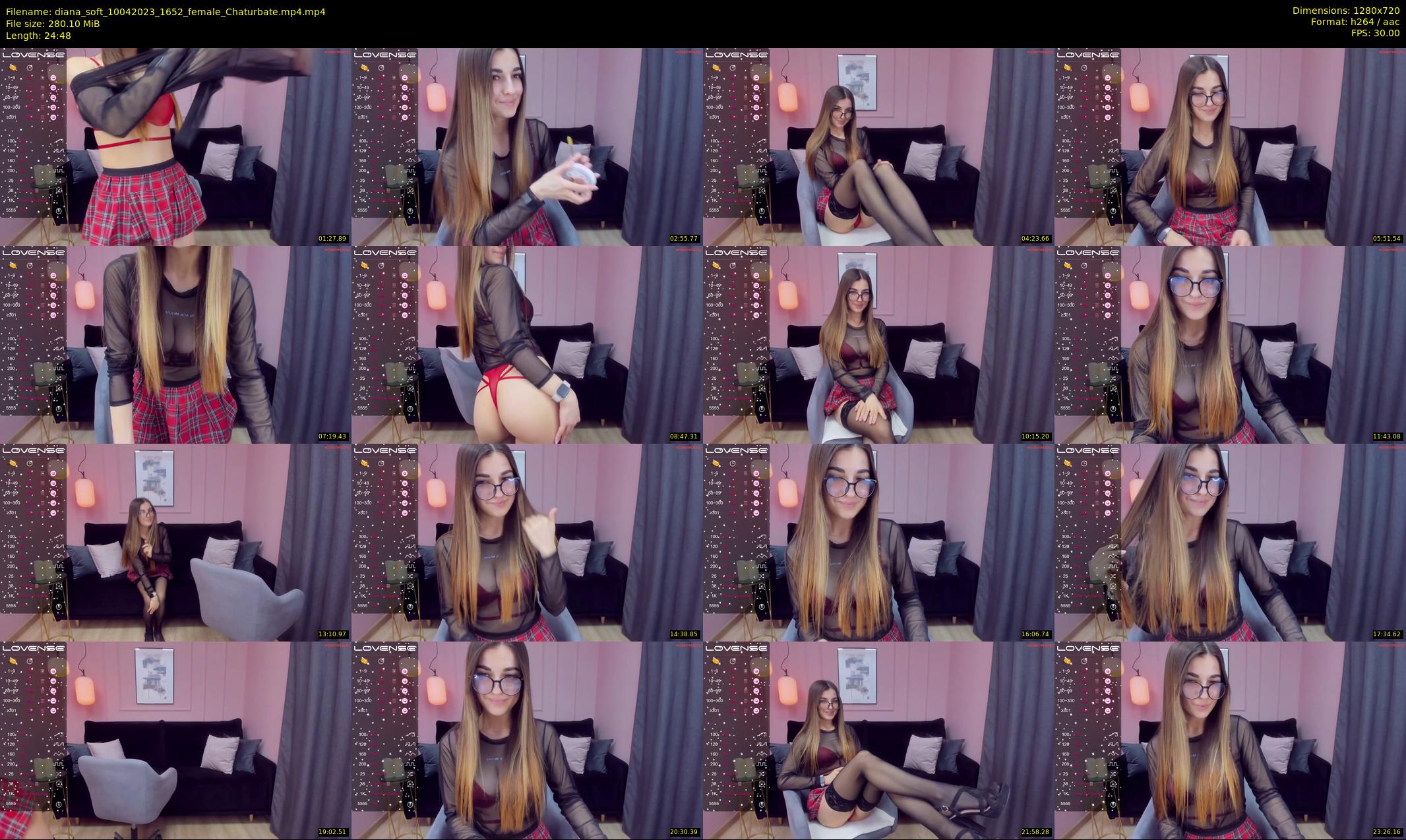 diana_soft — 25 minute Chaturbate female cam show recording, 720p, Apr 10, 2023