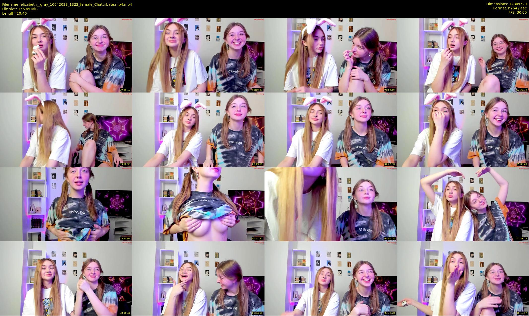 elizabeth__gray — 11 minute Chaturbate female cam show recording, 720p, Apr 10, 2023