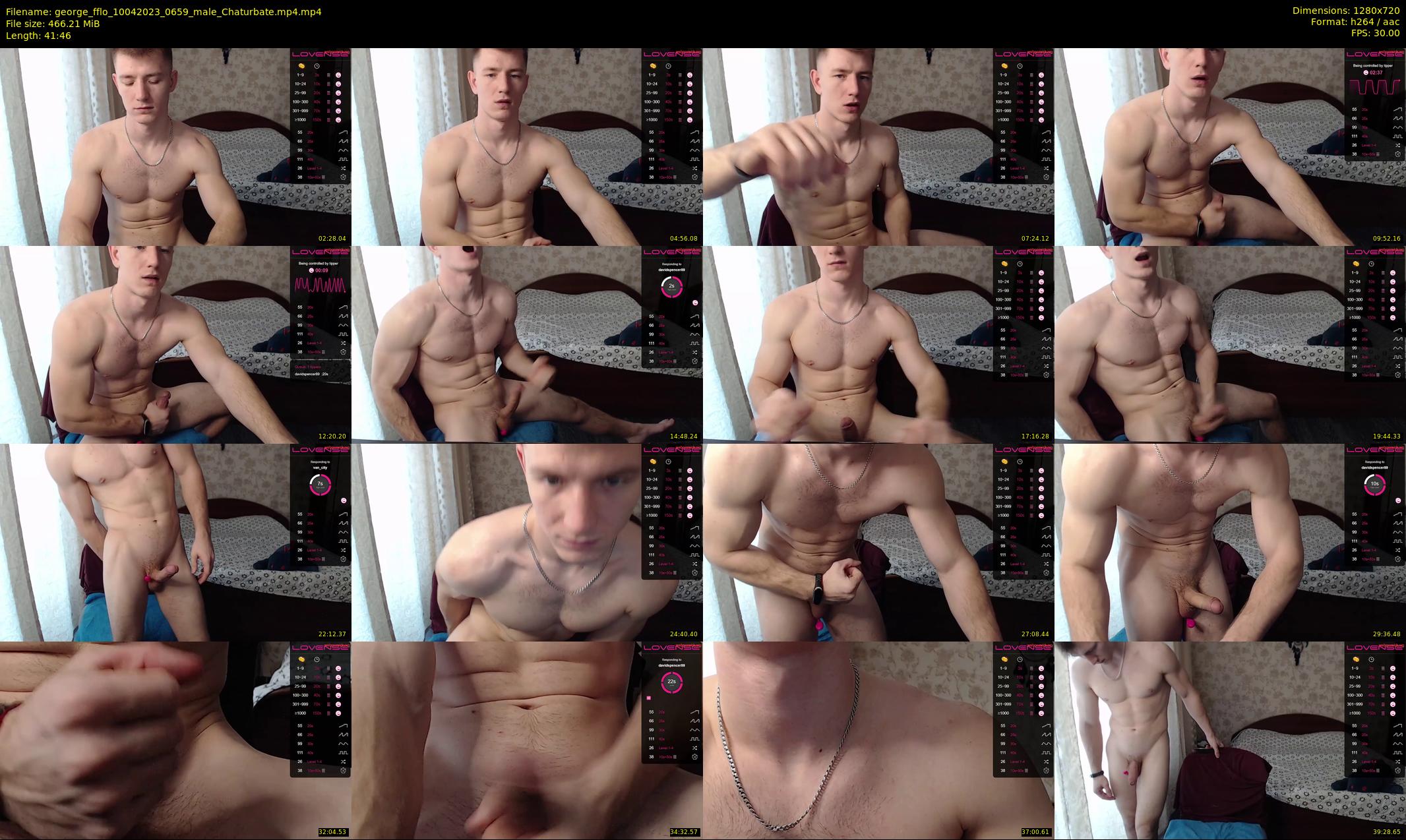 george_fflo — 42 minute Chaturbate male cam show recording, 720p, Apr 10, 2023