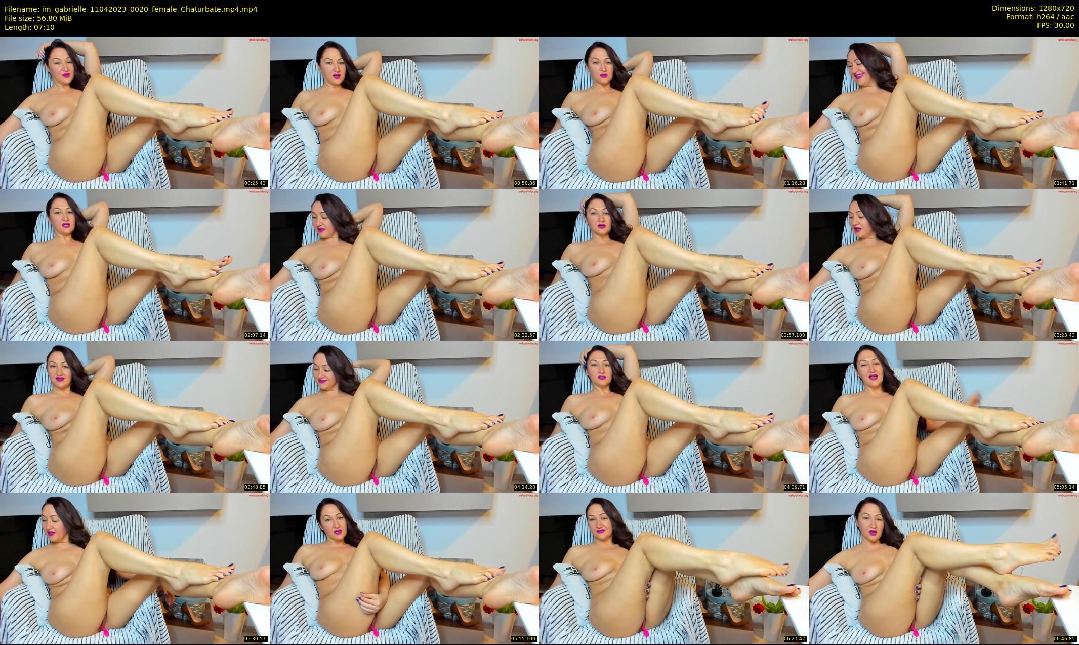 im_gabrielle — 8 minute Chaturbate female cam show recording, 720p, Apr 11, 2023