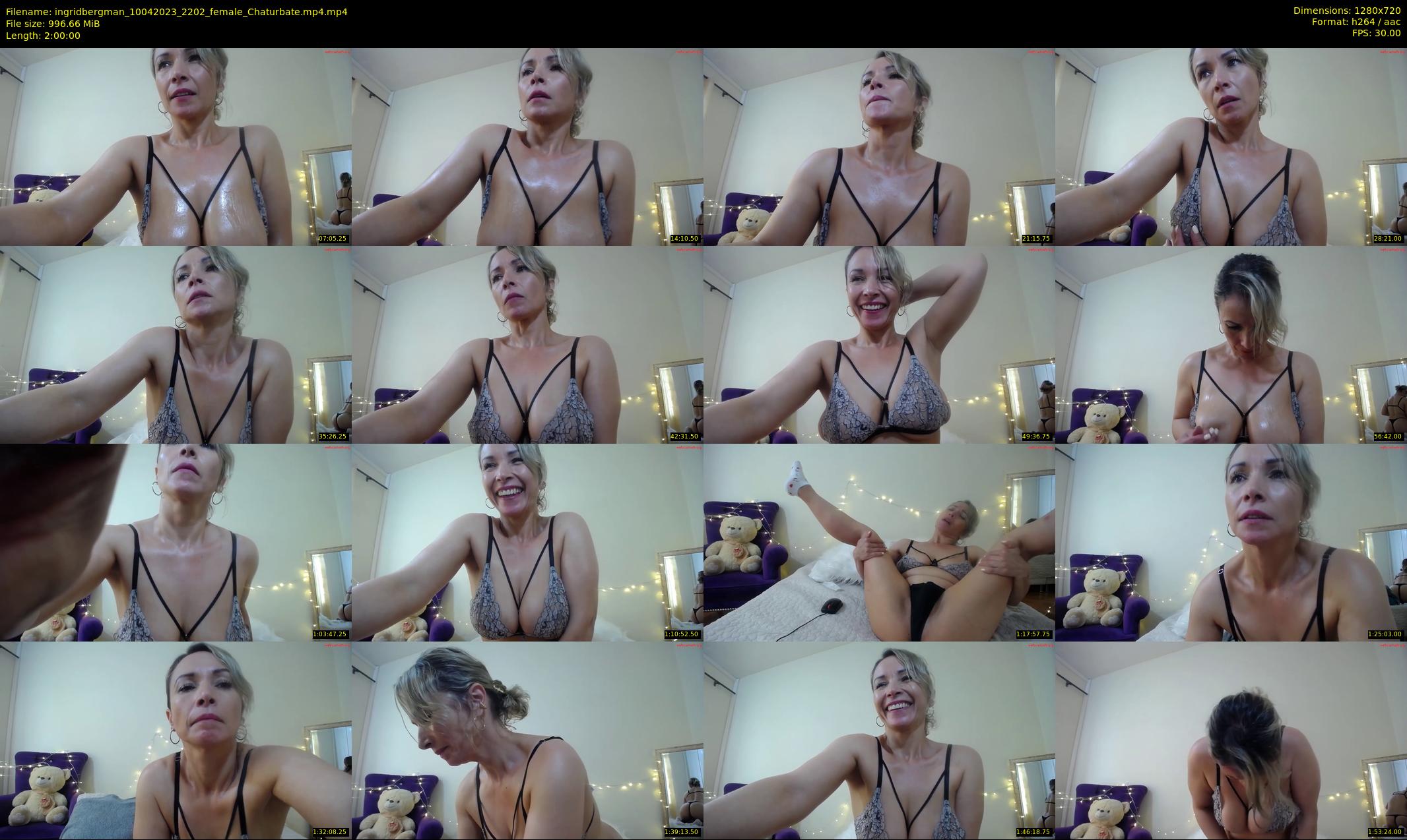 ingridbergman — 120 minute Chaturbate female cam show recording, 720p, Apr 10, 2023